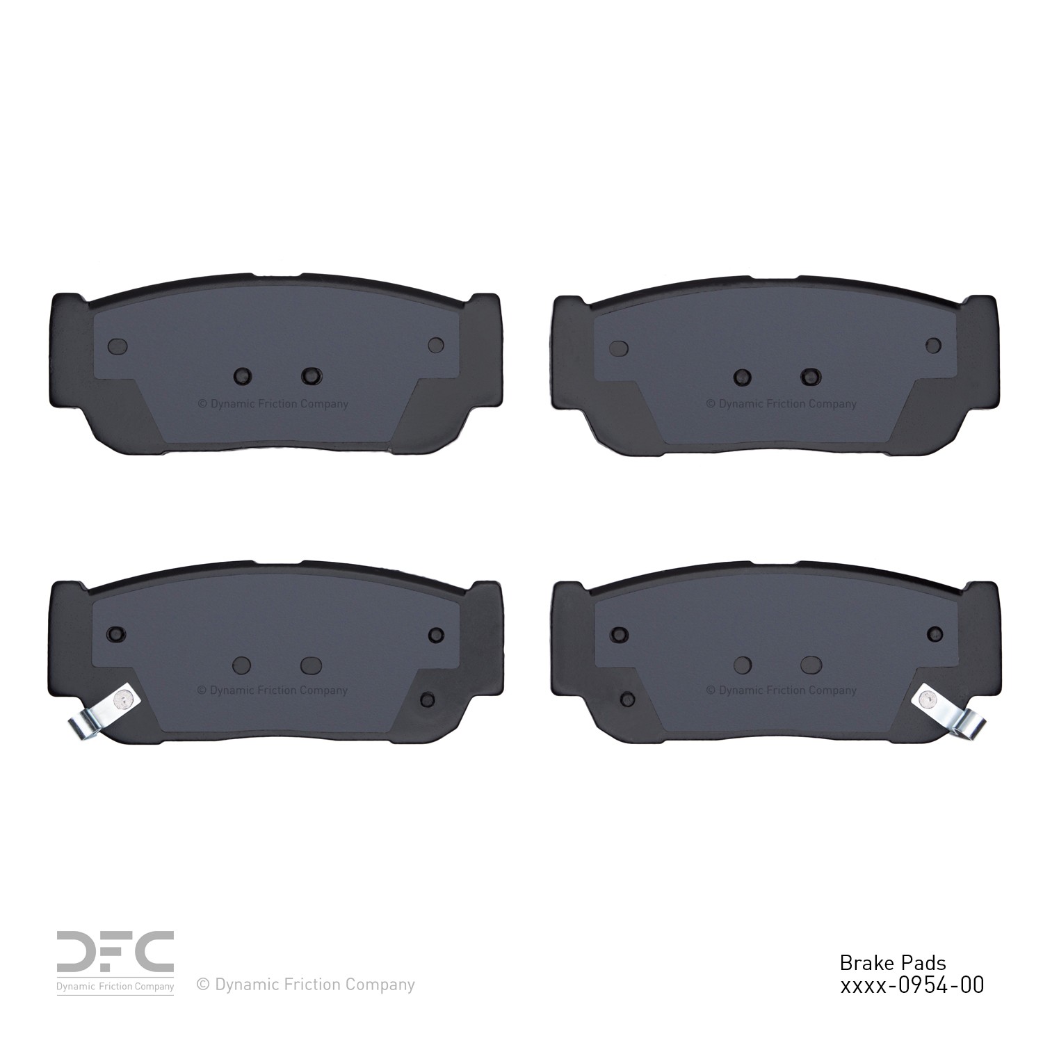 DYN-1551-0954-00 DFC 5000 Advanced Brake Pads - Ceramic