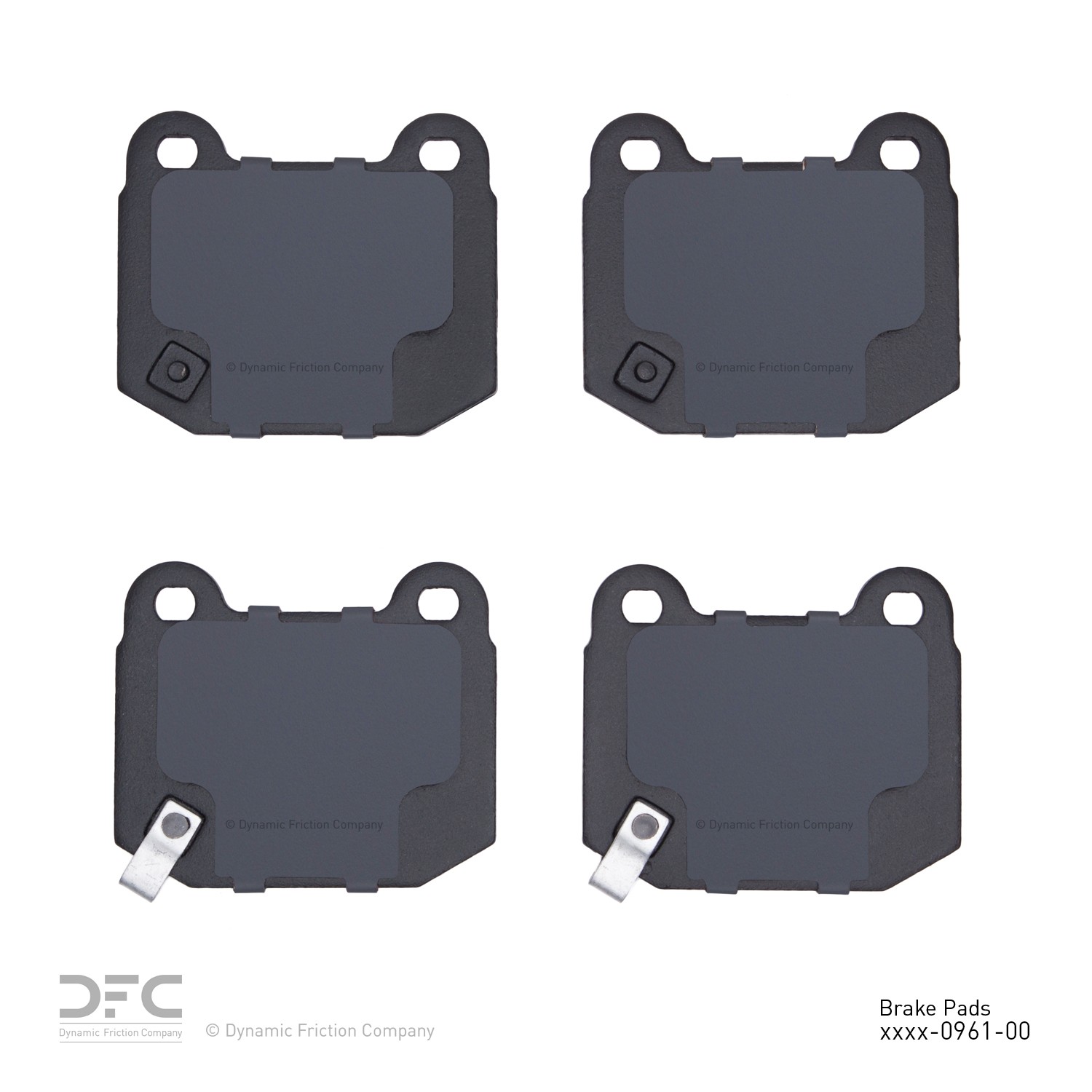 DYN 1551-0961-00 DFC 5000 Advanced Brake Pads - Low Metallic