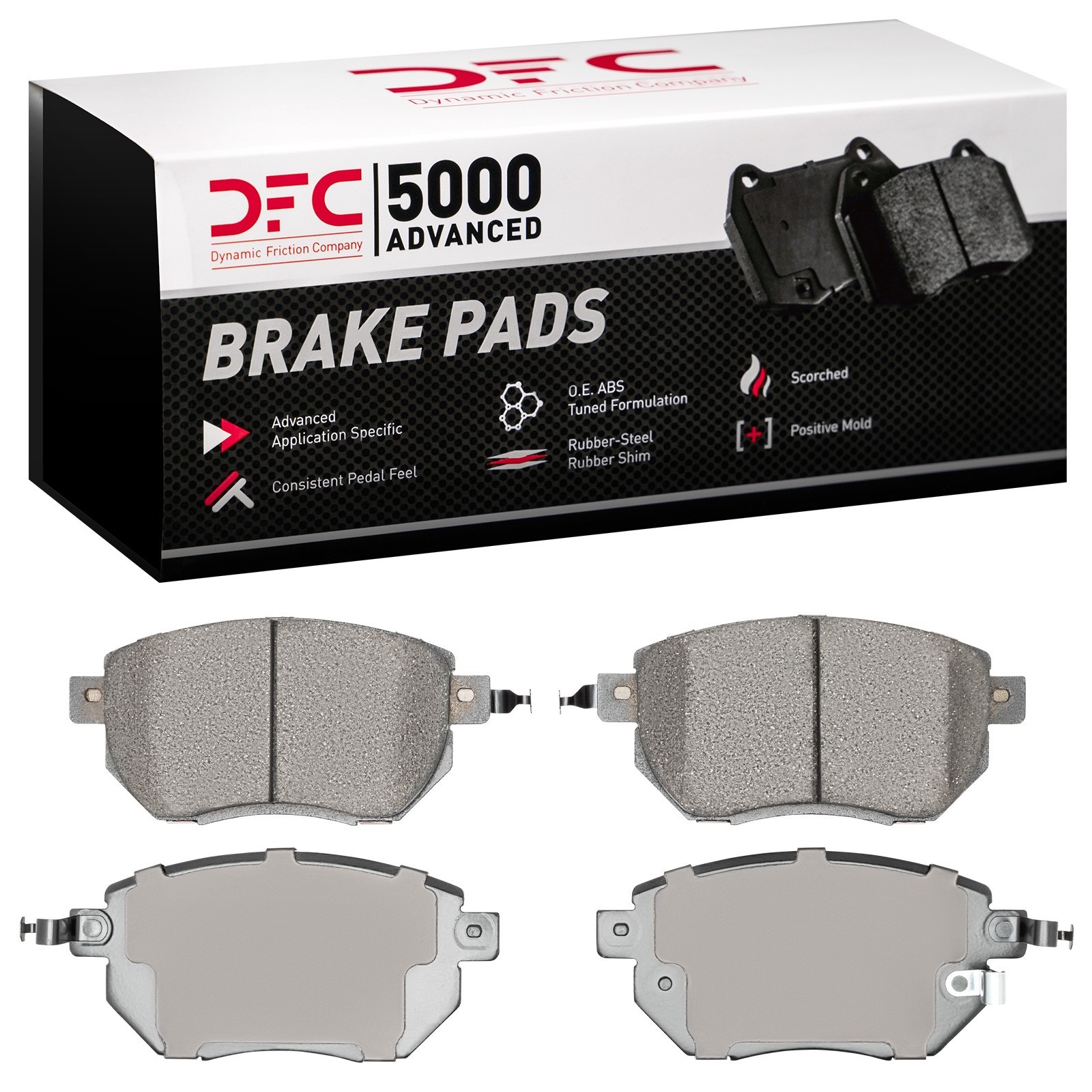 DYN 1551-0969-00 DFC 5000 Advanced Brake Pads - Ceramic - Image 2