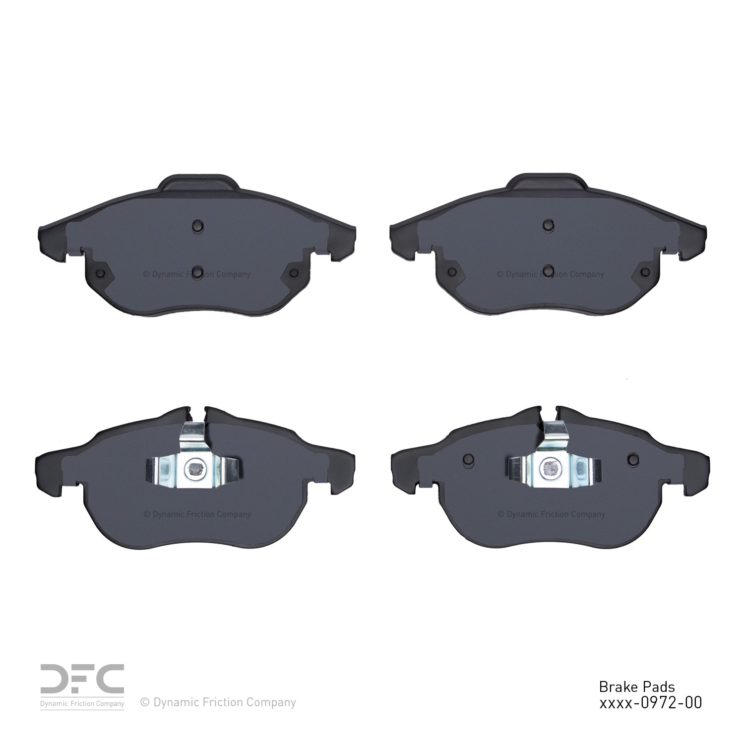 DYN 1551-0972-00 DFC 5000 Advanced Brake Pads - Low Metallic