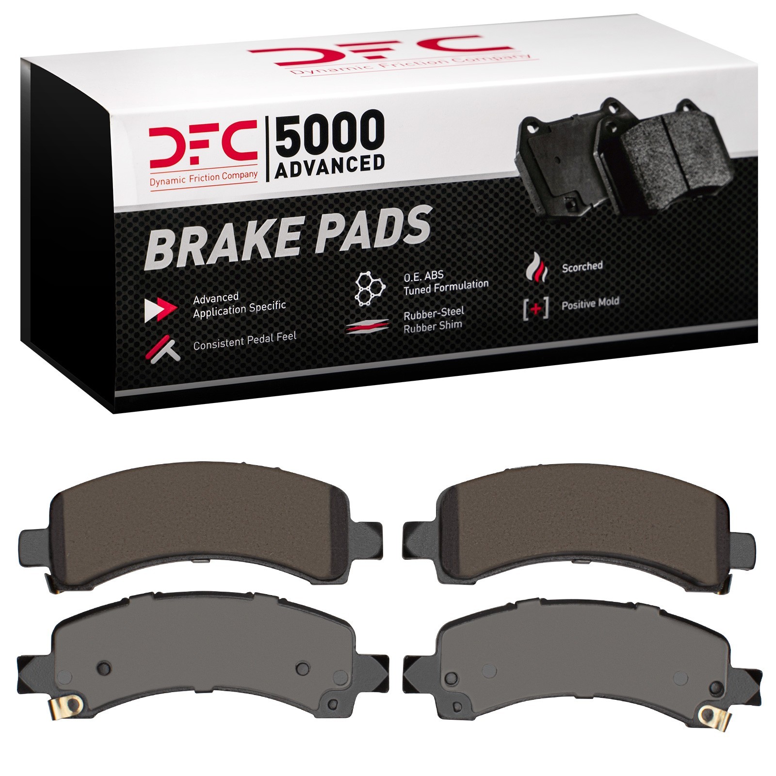 DYN 1551-0974-10 DFC 5000 Advanced Brake Pads - Ceramic - Image 2