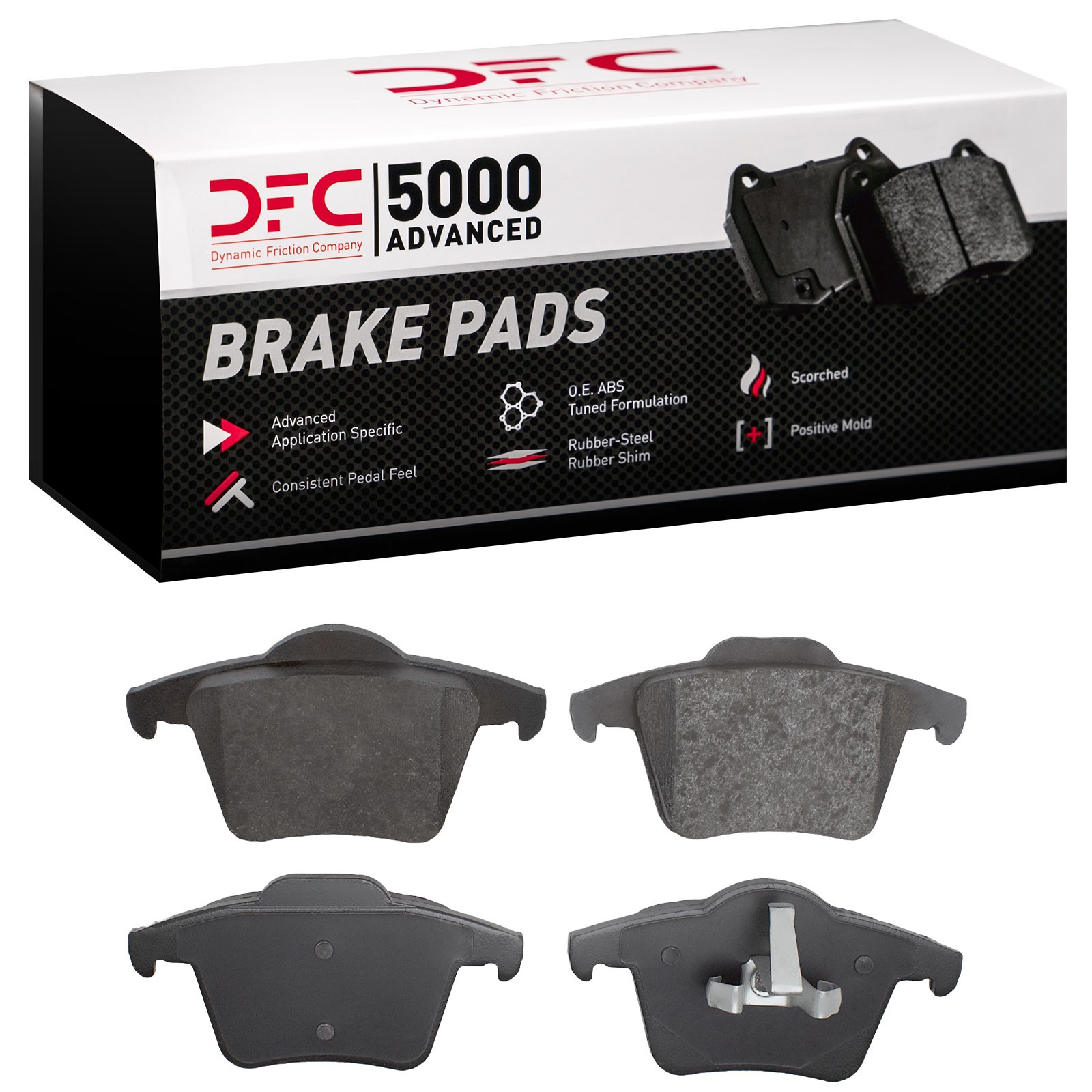 DYN 1551-0980-00 DFC 5000 Advanced Brake Pads - Low Metallic - Image 2