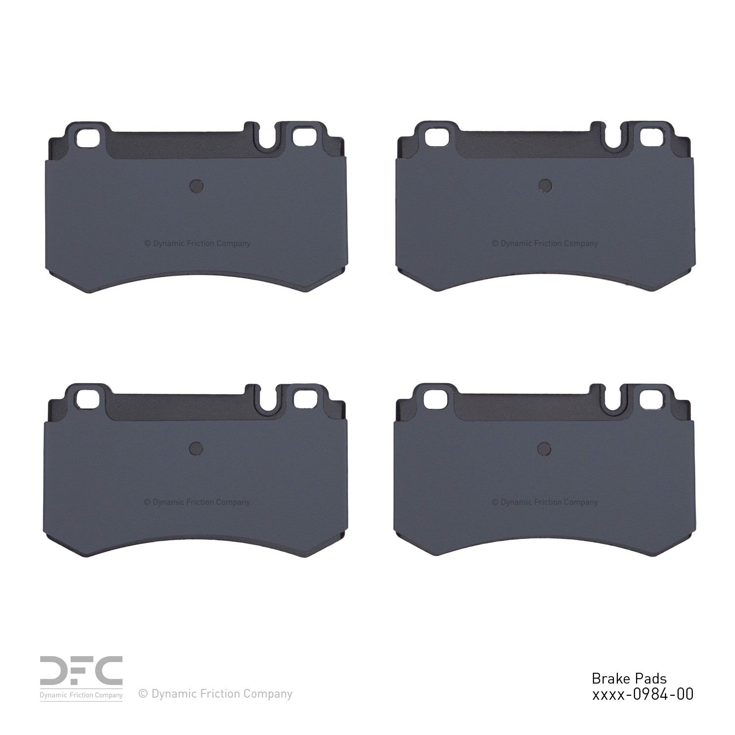 DYN 1551-0984-00 DFC 5000 Advanced Brake Pads - Low Metallic
