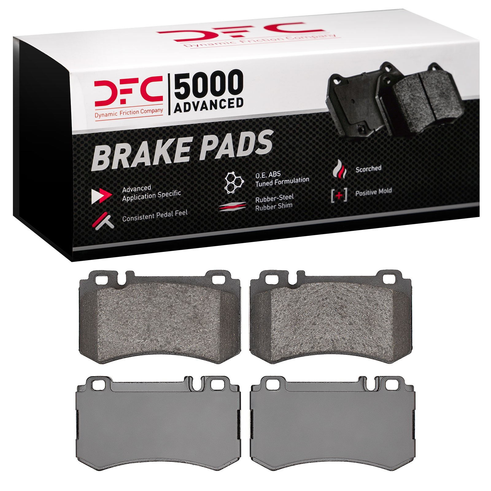DYN 1551-0984-00 DFC 5000 Advanced Brake Pads - Low Metallic - Image 2