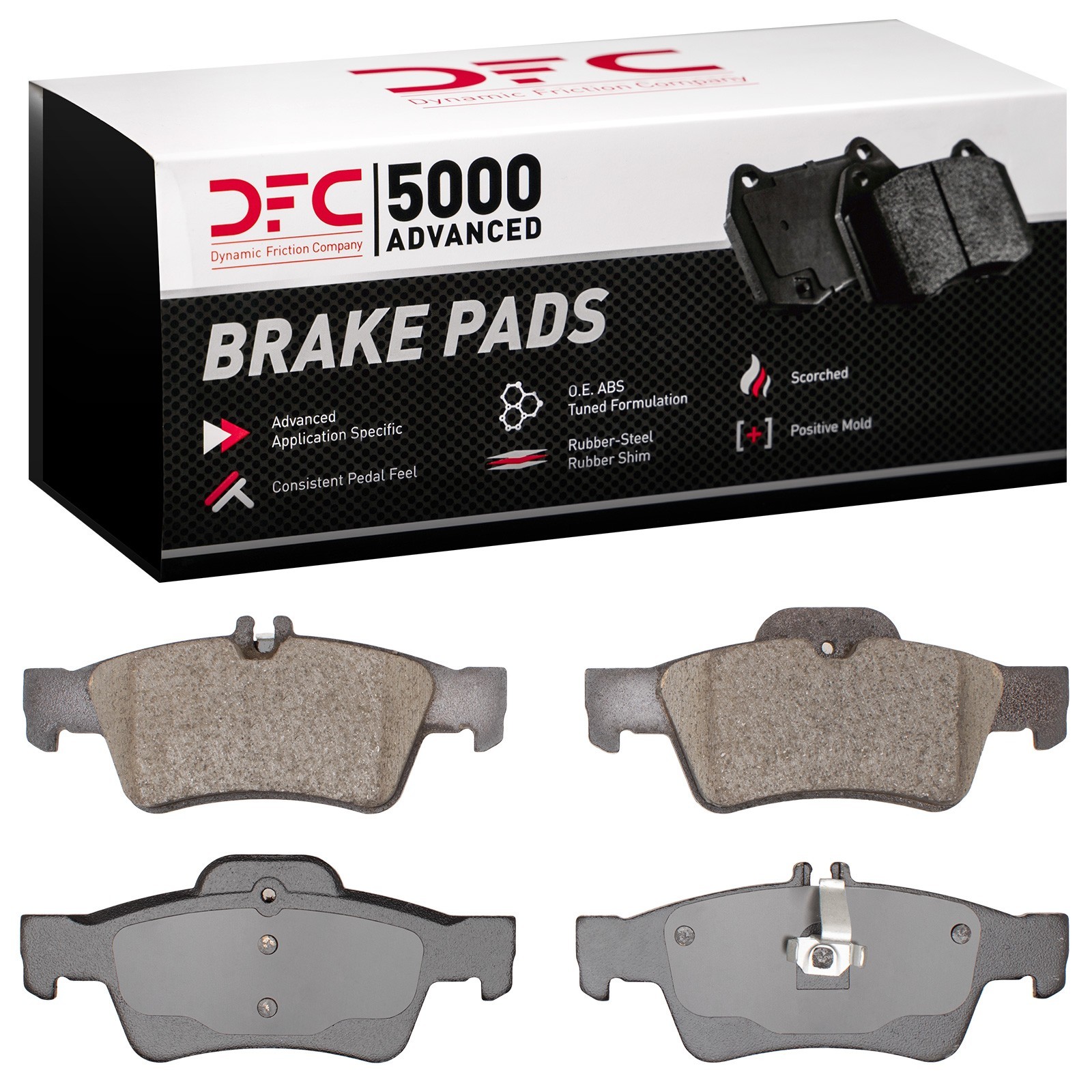 DYN 1551-0986-00 DFC 5000 Advanced Brake Pads - Ceramic - Image 2