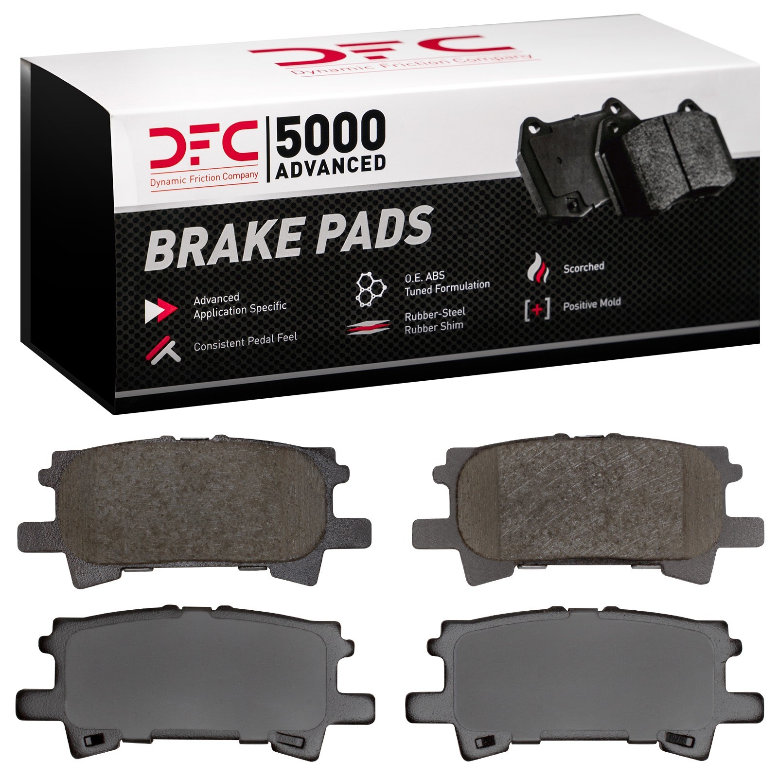 DYN 1551-0996-00 DFC 5000 Advanced Brake Pads - Ceramic - Image 2