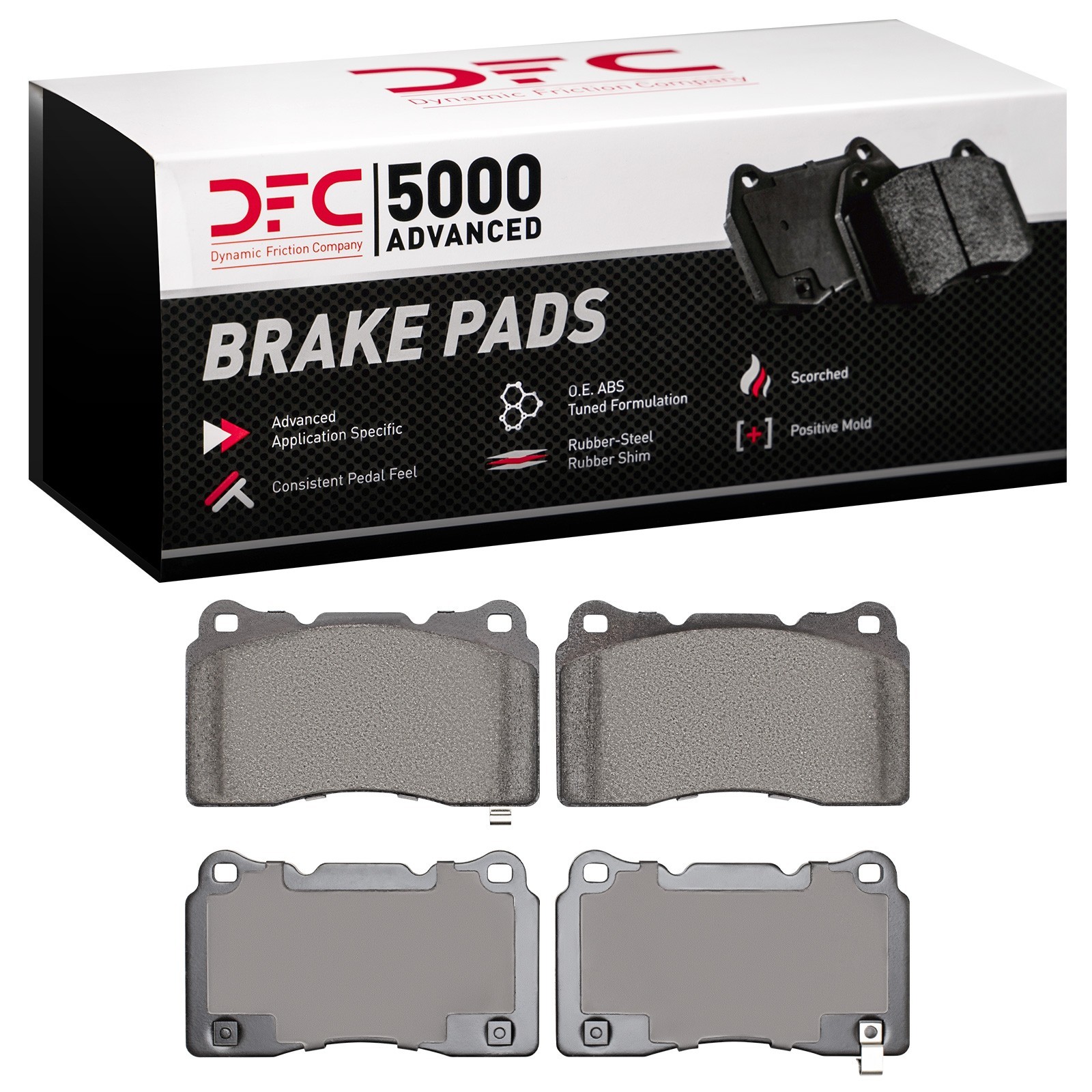 DYN-1551-1001-00 DFC 5000 Advanced Brake Pads - Low Metallic - Image 2