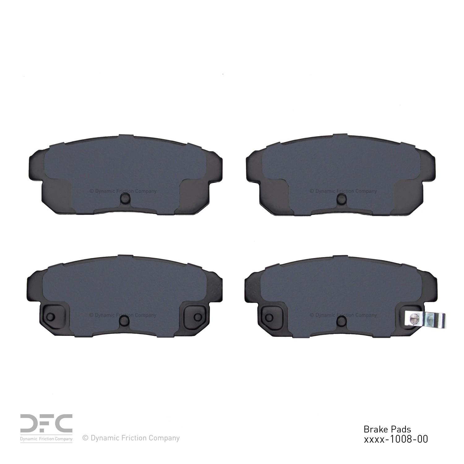 DYN 1551-1008-00 DFC 5000 Advanced Brake Pads - Semi Metallic