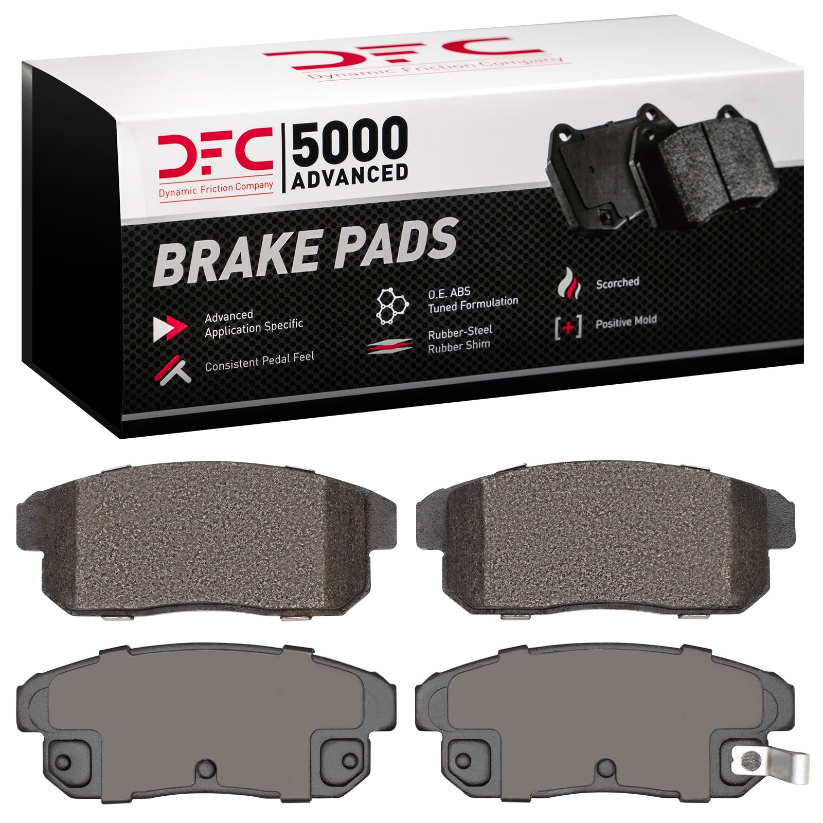 DYN 1551-1008-00 DFC 5000 Advanced Brake Pads - Semi Metallic - Image 2