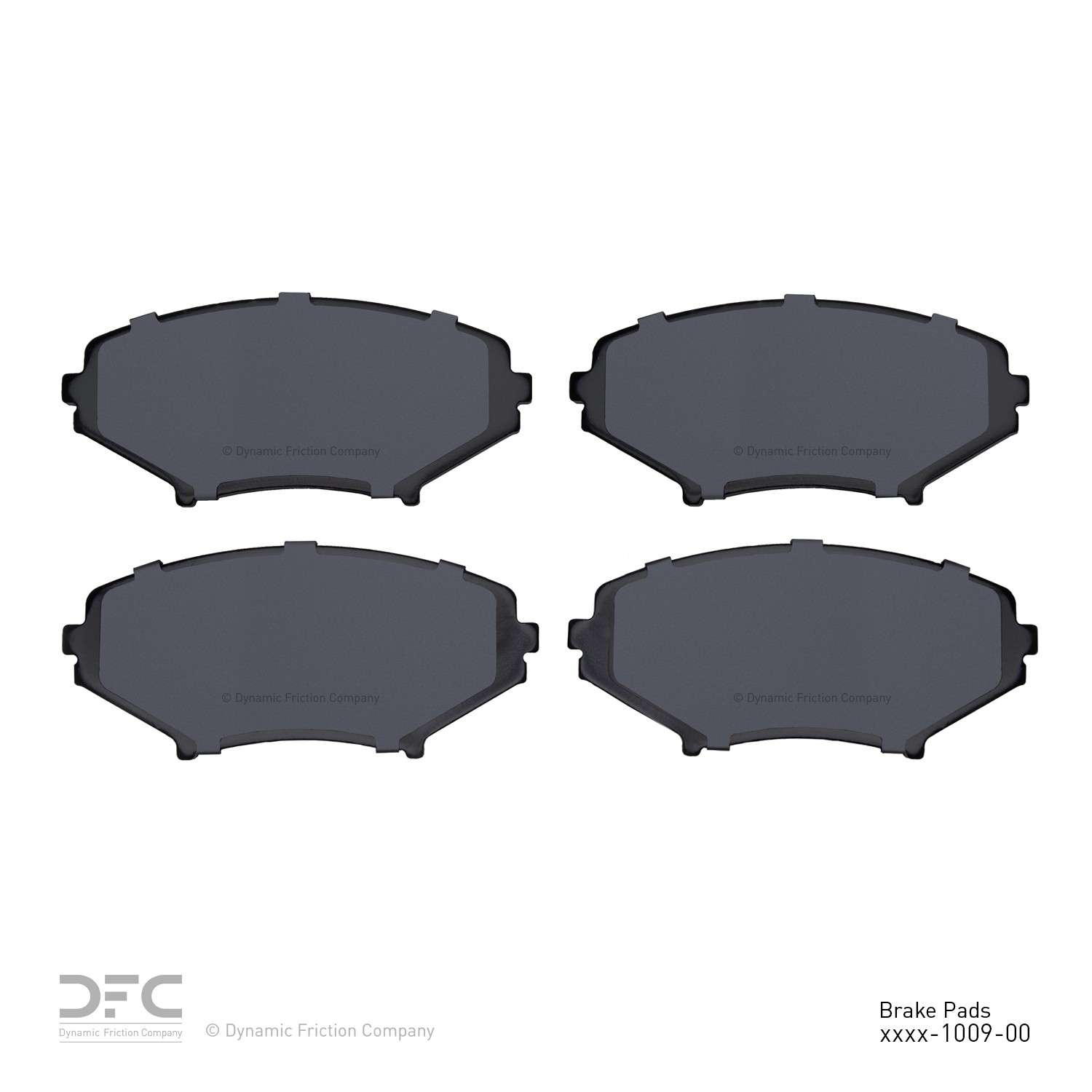 DYN 1551-1009-00 DFC 5000 Advanced Brake Pads - Semi Metallic