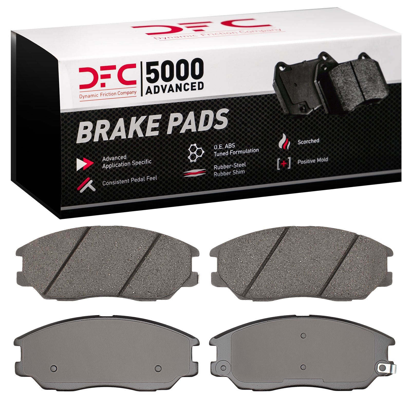 DYN 1551-1013-00 DFC 5000 Advanced Brake Pads - Ceramic - Image 2