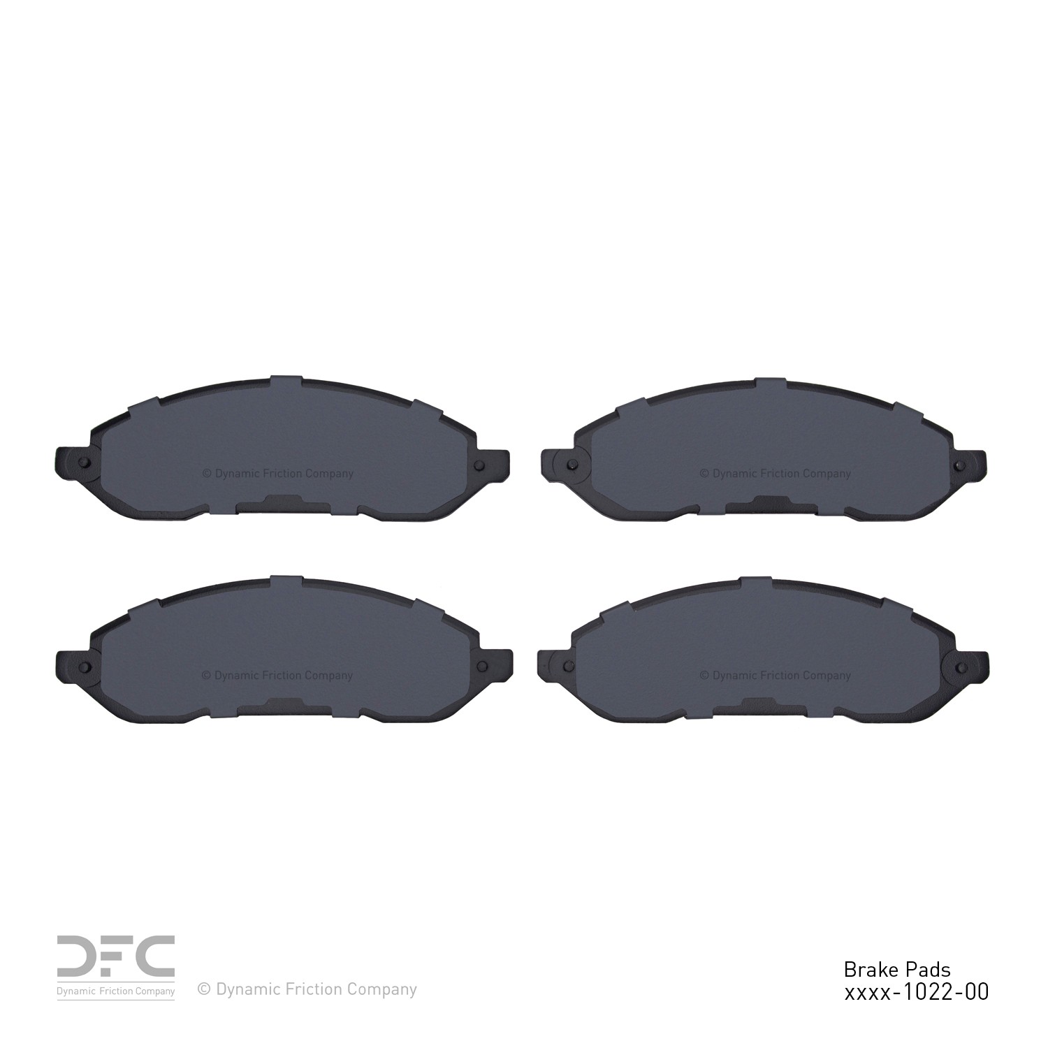 DYN 1551-1022-00 DFC 5000 Advanced Brake Pads - Ceramic