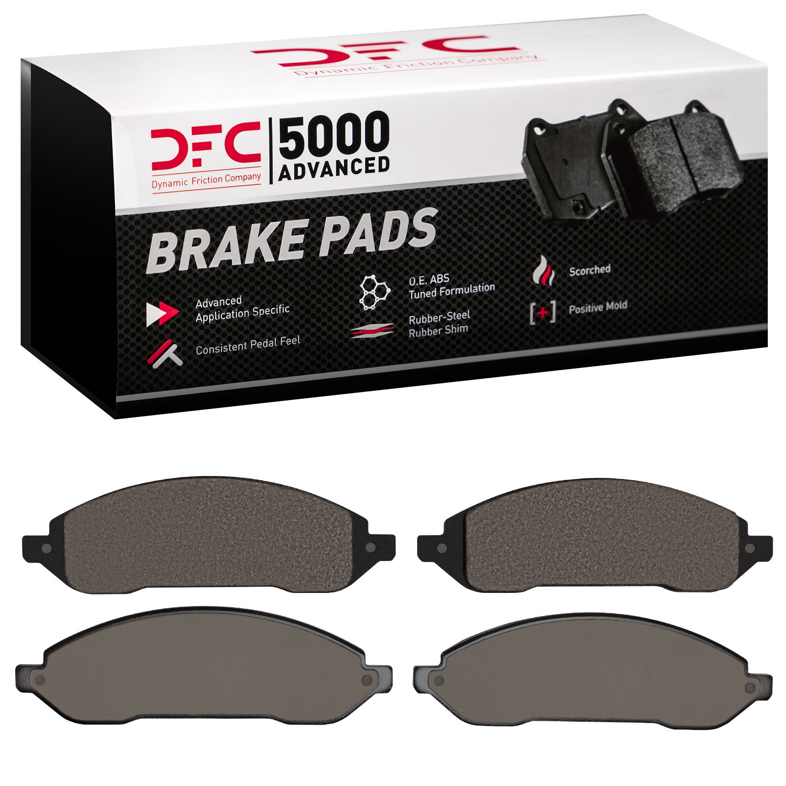DYN 1551-1022-00 DFC 5000 Advanced Brake Pads - Ceramic - Image 2