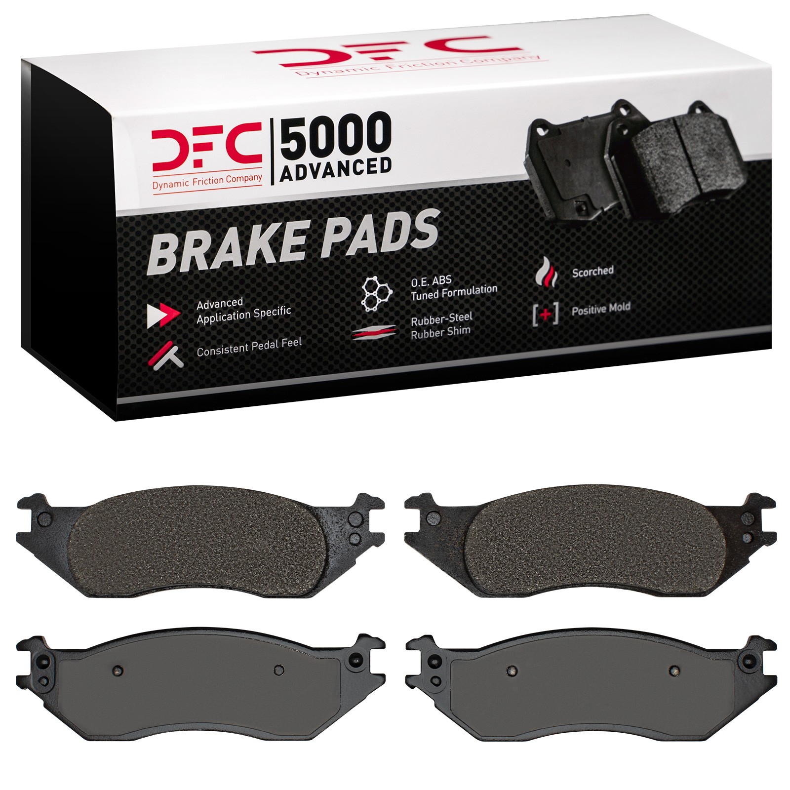 DYN 1551-1045-00 DFC 5000 Advanced Brake Pads - Semi Metallic - Image 2
