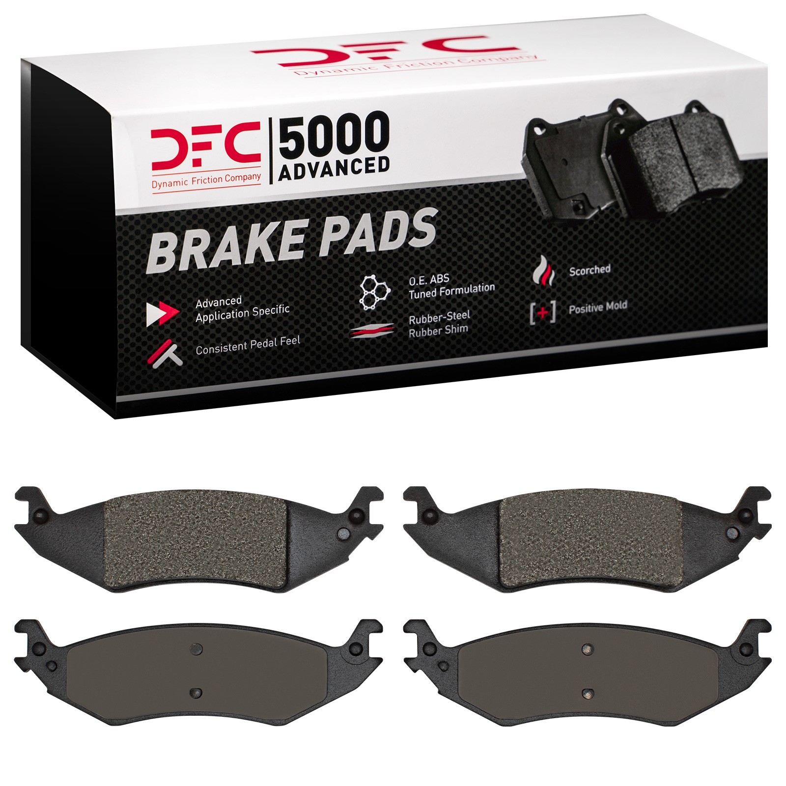 DYN 1551-1046-00 DFC 5000 Advanced Brake Pads - Semi Metallic - Image 2