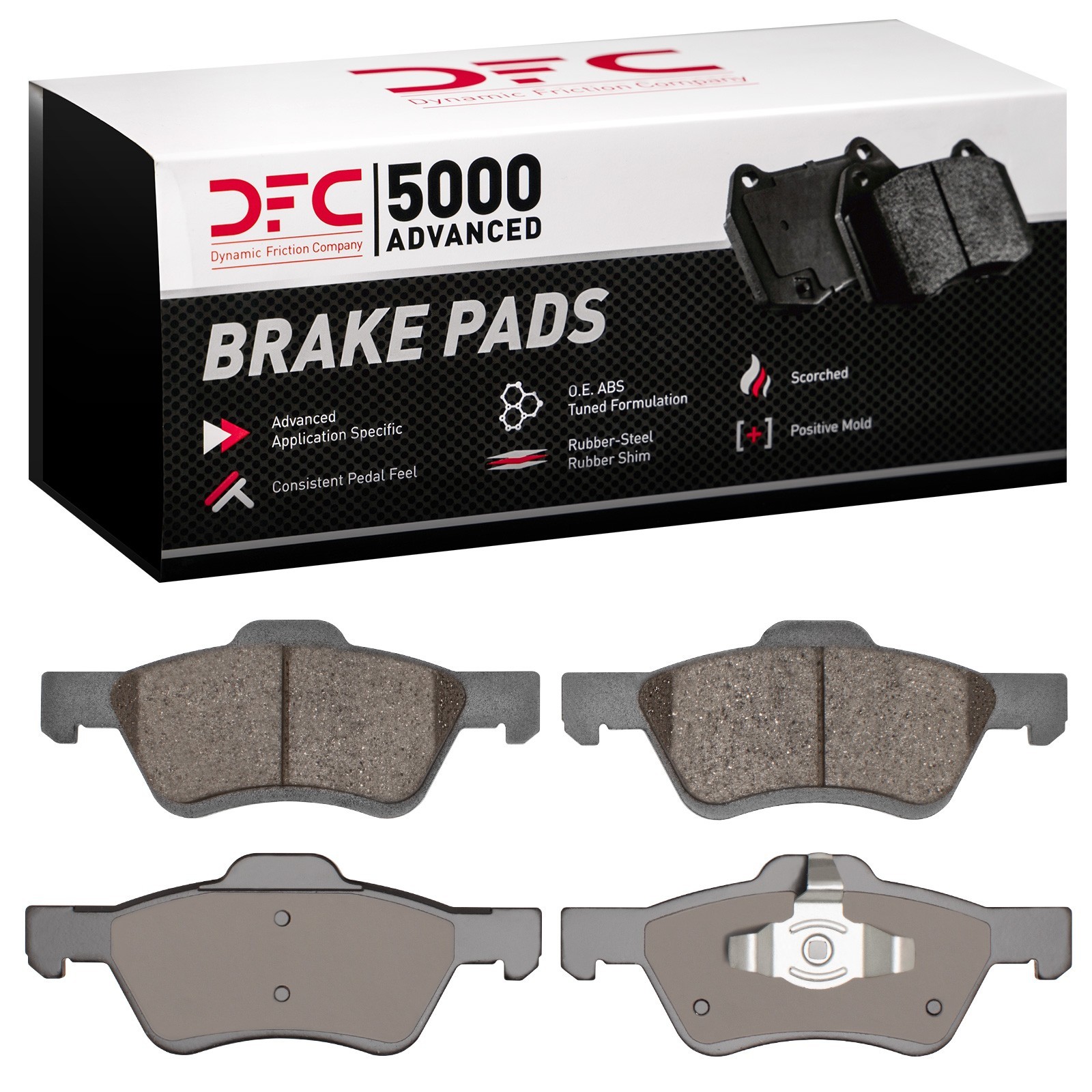 DYN 1551-1047-00 DFC 5000 Advanced Brake Pads - Ceramic - Image 2