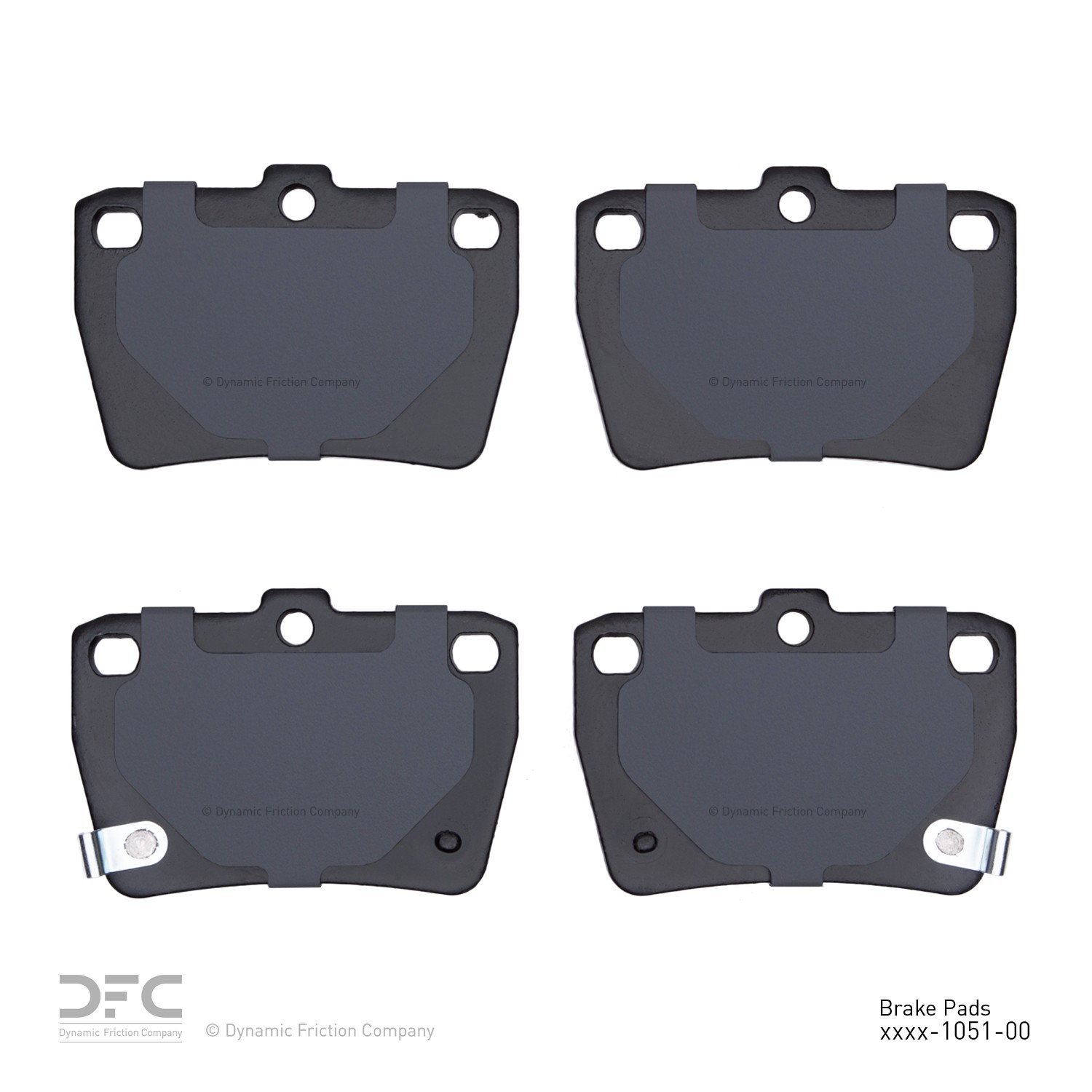 DYN-1551-1051-00 DFC 5000 Advanced Brake Pads - Ceramic