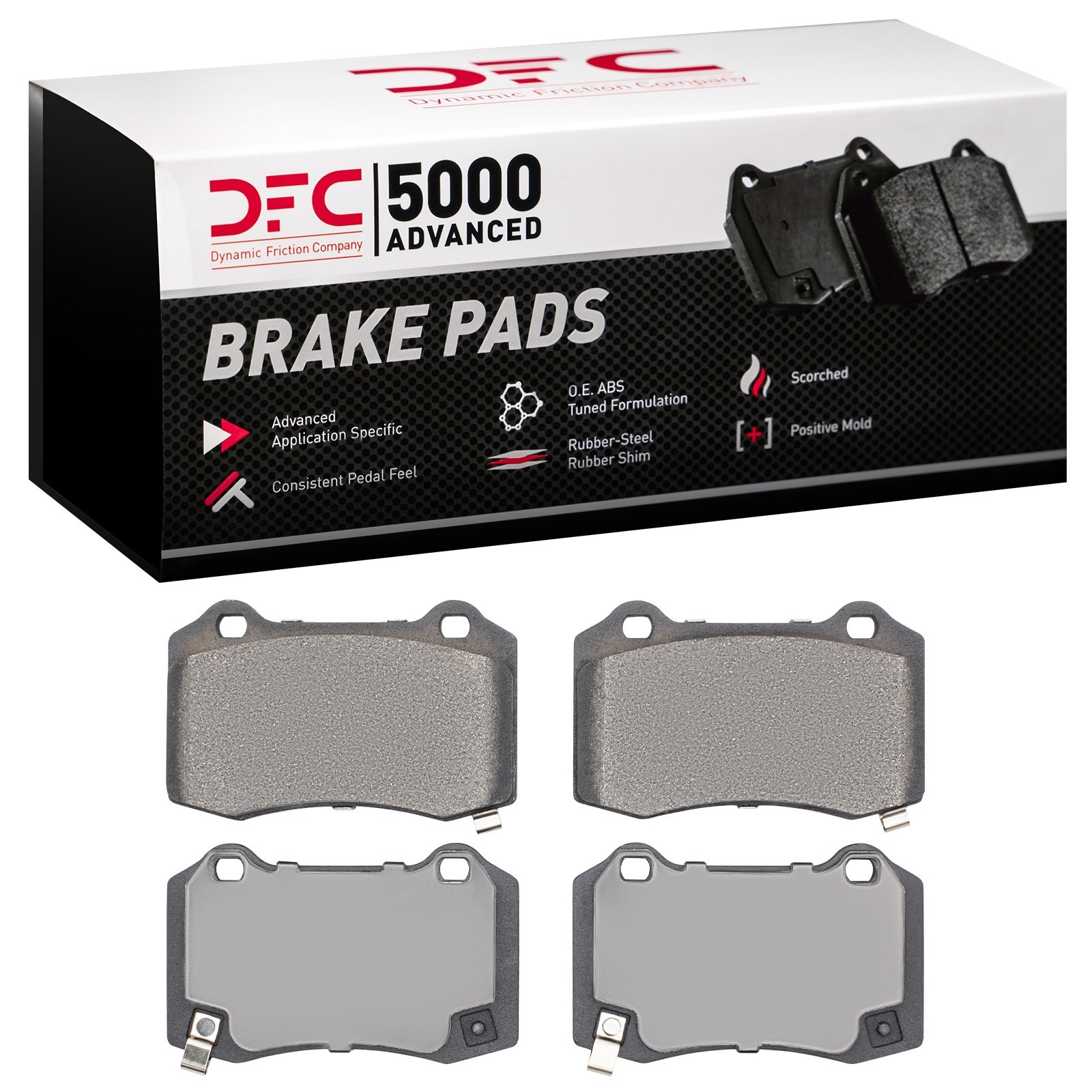 DYN 1551-1053-00 DFC 5000 Advanced Brake Pads - Low Metallic - Image 2