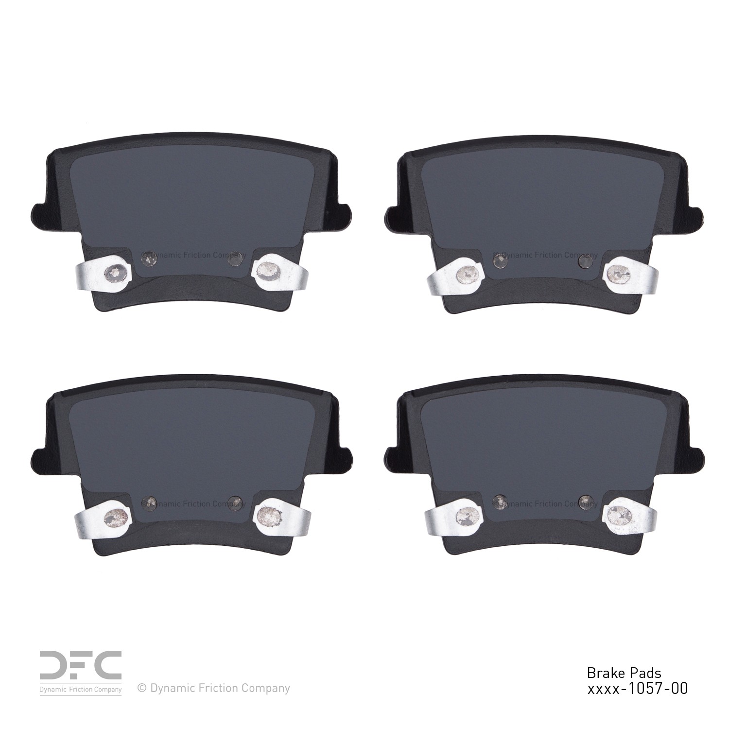 DYN 1551-1057-10 DFC 5000 Advanced Brake Pads - Semi Metallic
