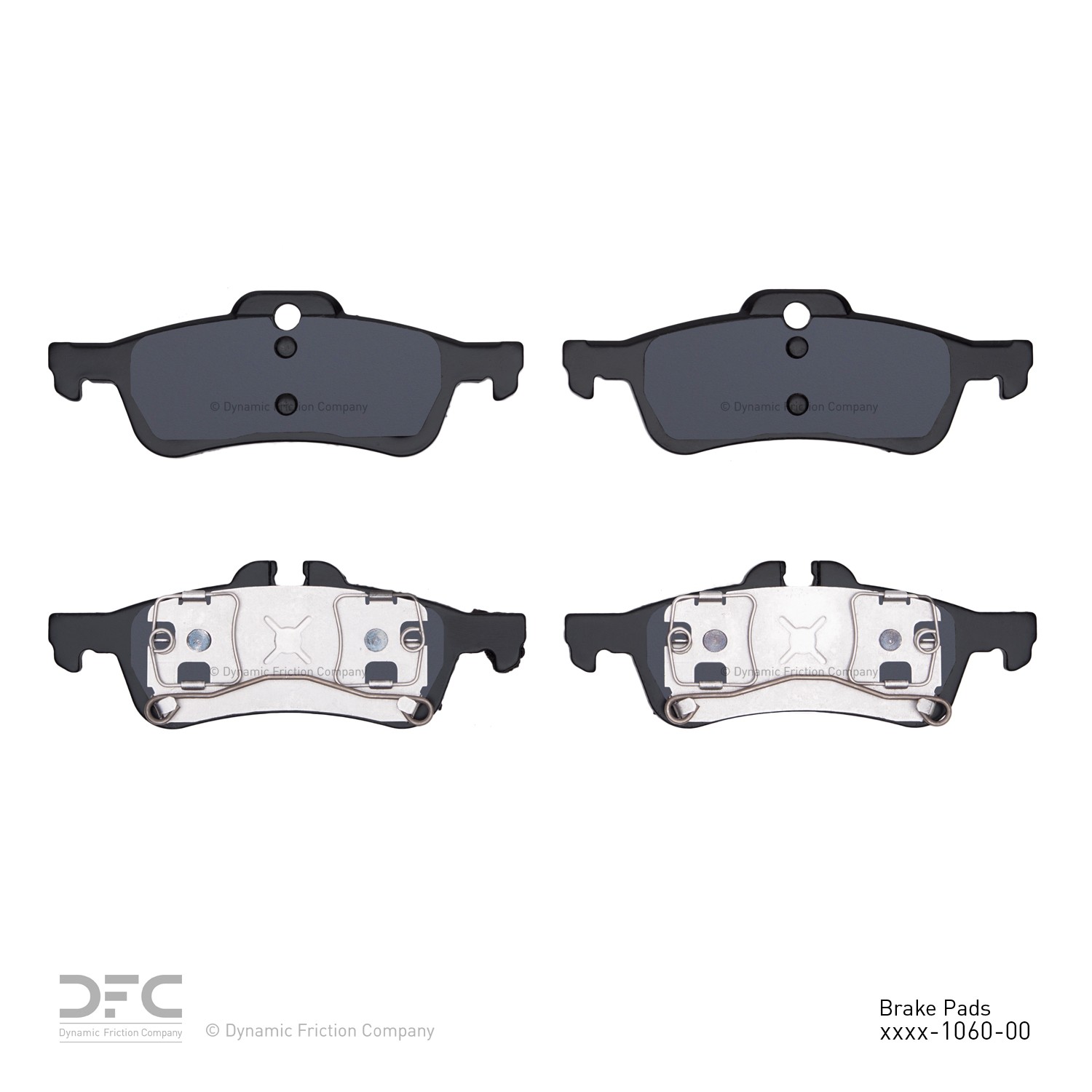 DYN 1551-1060-00 DFC 5000 Advanced Brake Pads - Low Metallic