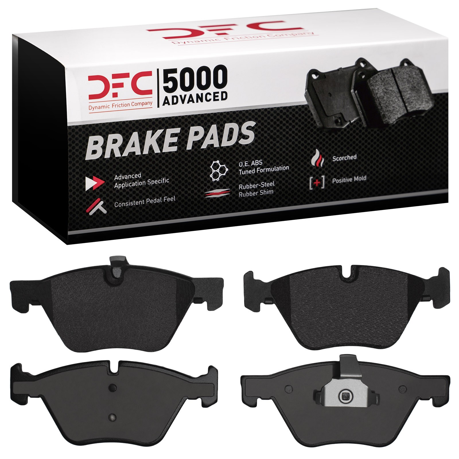 DYN 1551-1061-00 DFC 5000 Advanced Brake Pads - Ceramic - Image 2