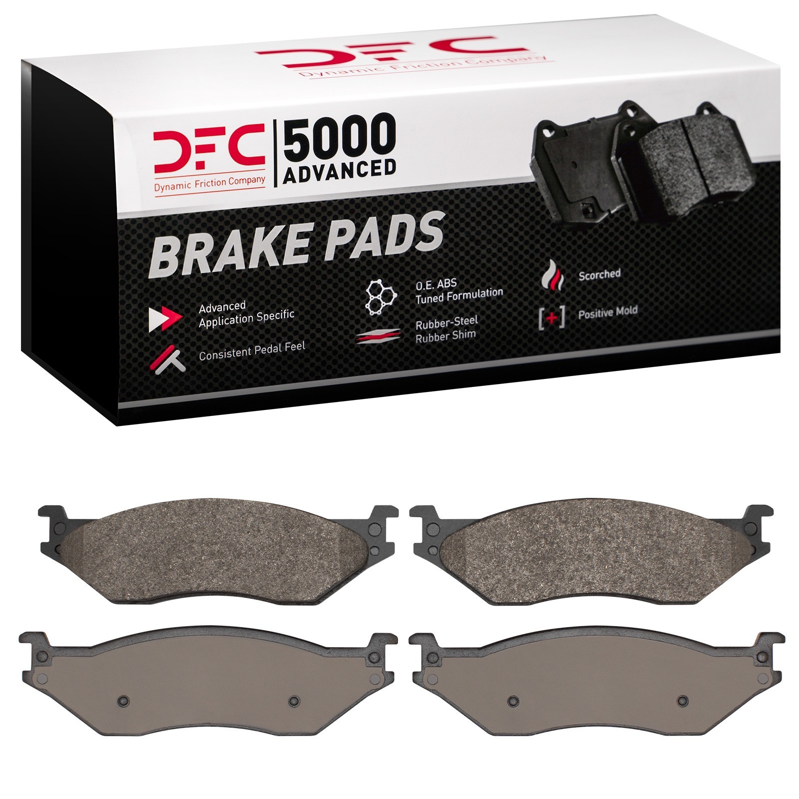 DYN 1551-1066-00 DFC 5000 Advanced Brake Pads - Semi Metallic - Image 2
