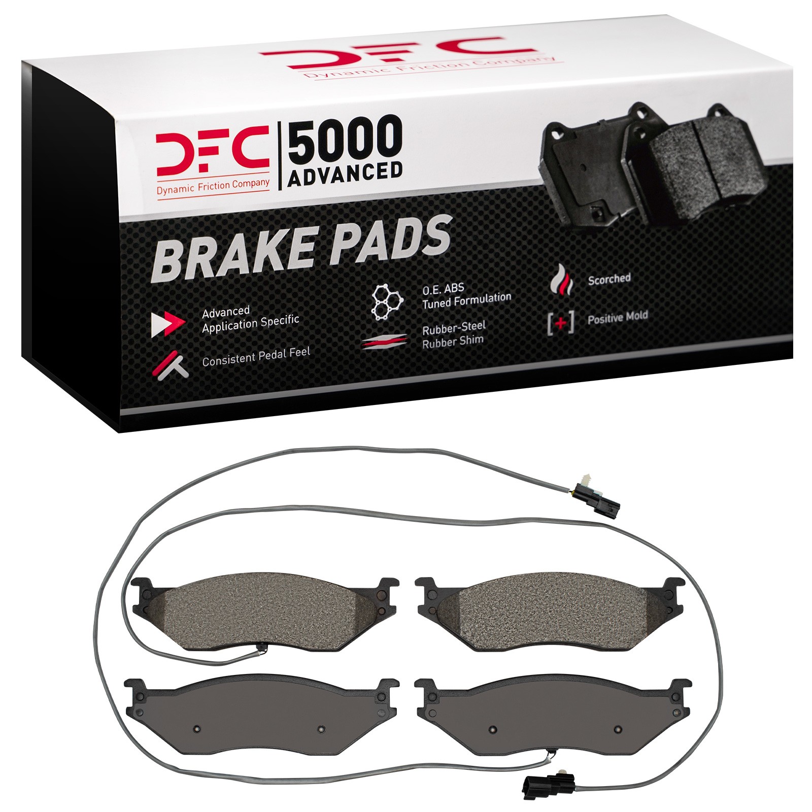 DYN 1551-1066-10 DFC 5000 Advanced Brake Pads - Semi Metallic - Image 2