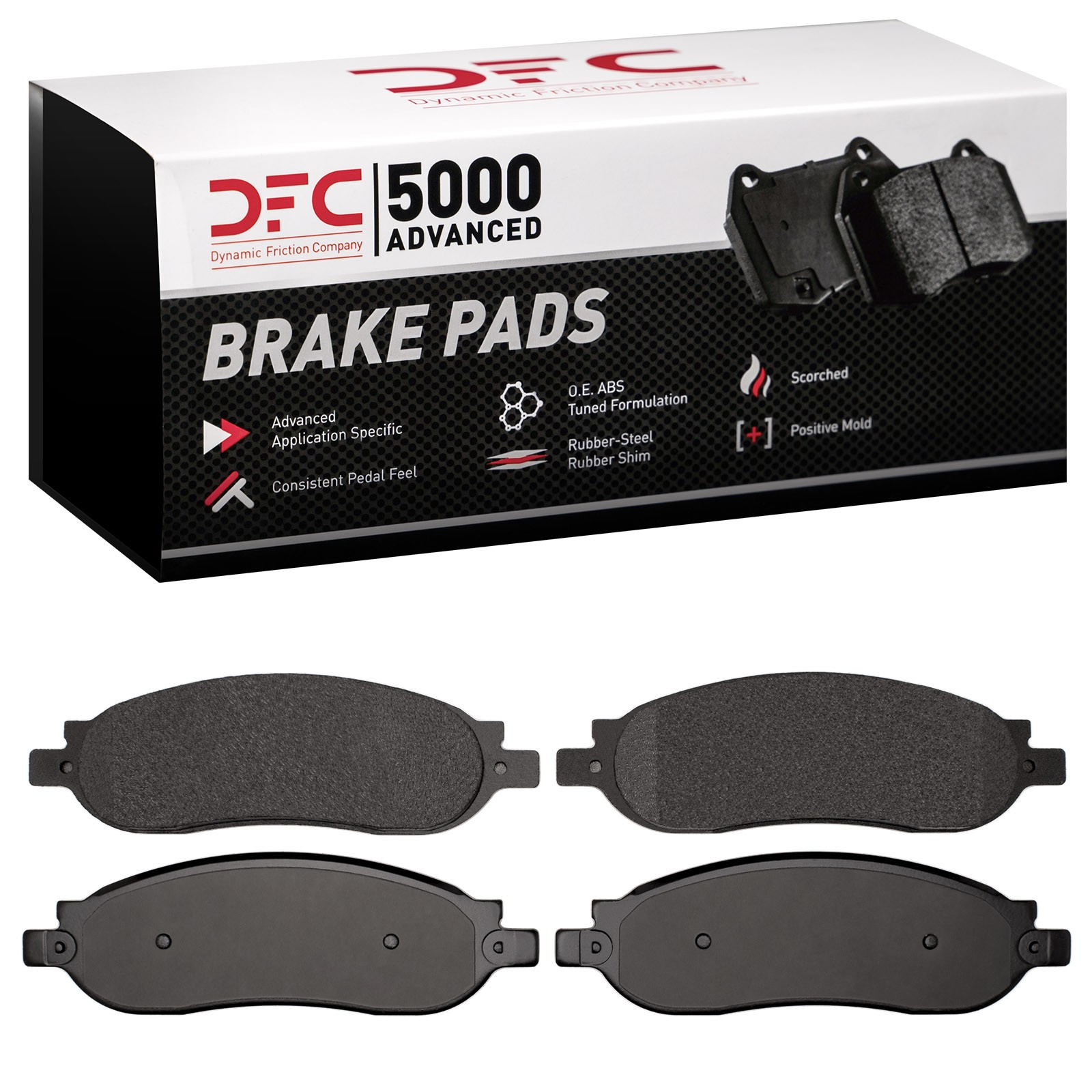 DYN-1551-1068-00 DFC 5000 Advanced Brake Pads - Semi Metallic - Image 2