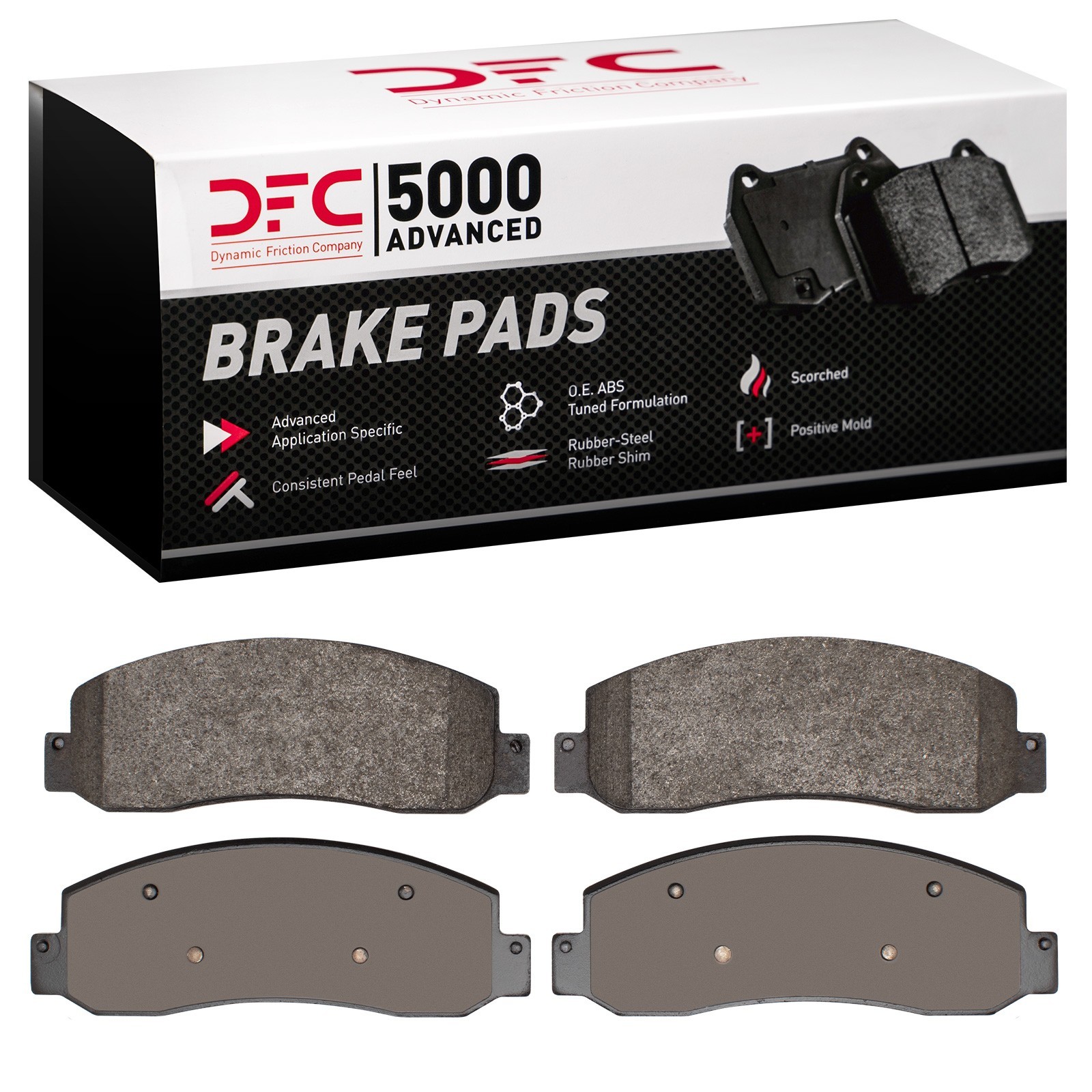 DYN 1551-1069-00 DFC 5000 Advanced Brake Pads - Semi Metallic - Image 2