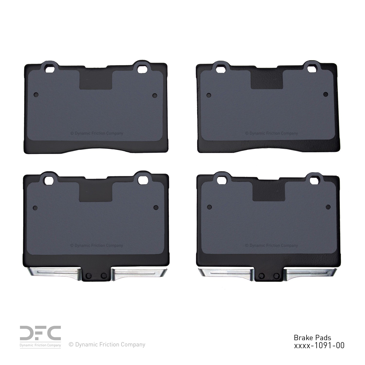 DYN-1551-1091-00 DFC 5000 Advanced Brake Pads - Low Metallic