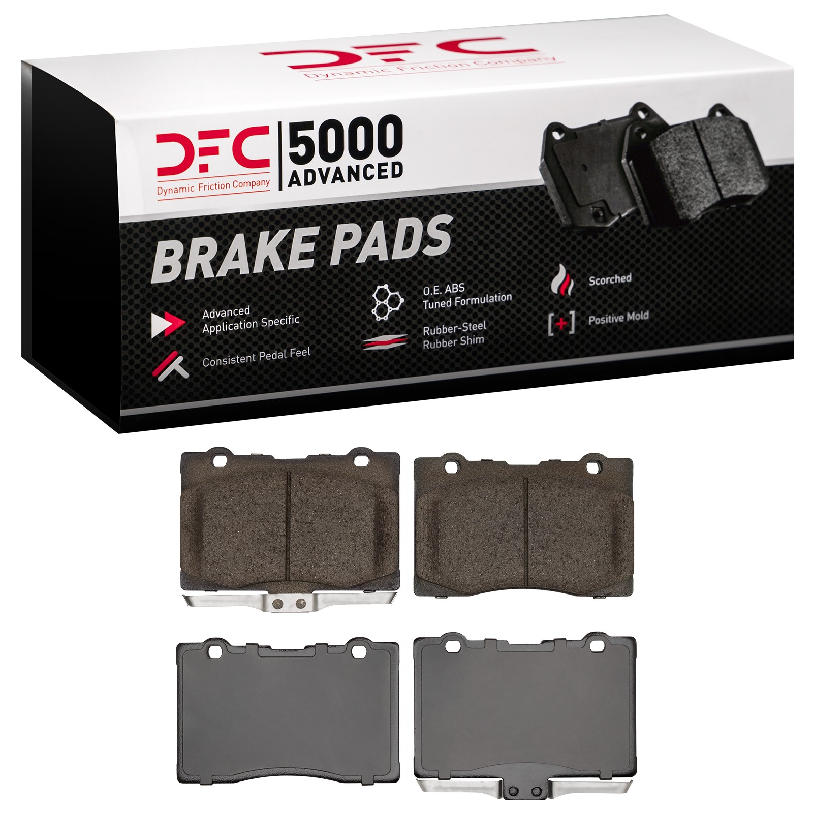 DYN-1551-1091-00 DFC 5000 Advanced Brake Pads - Low Metallic - Image 2