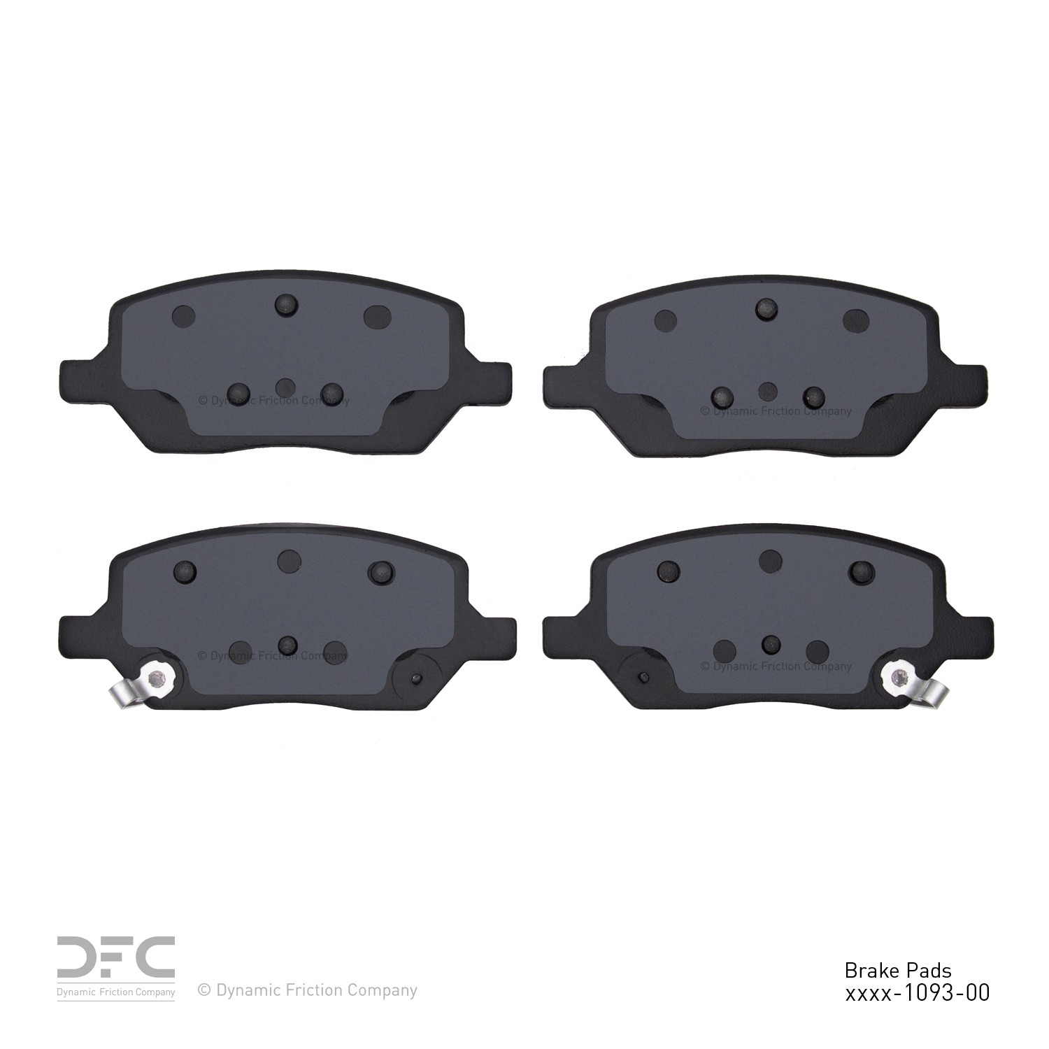 DYN 1551-1093-00 DFC 5000 Advanced Brake Pads - Ceramic