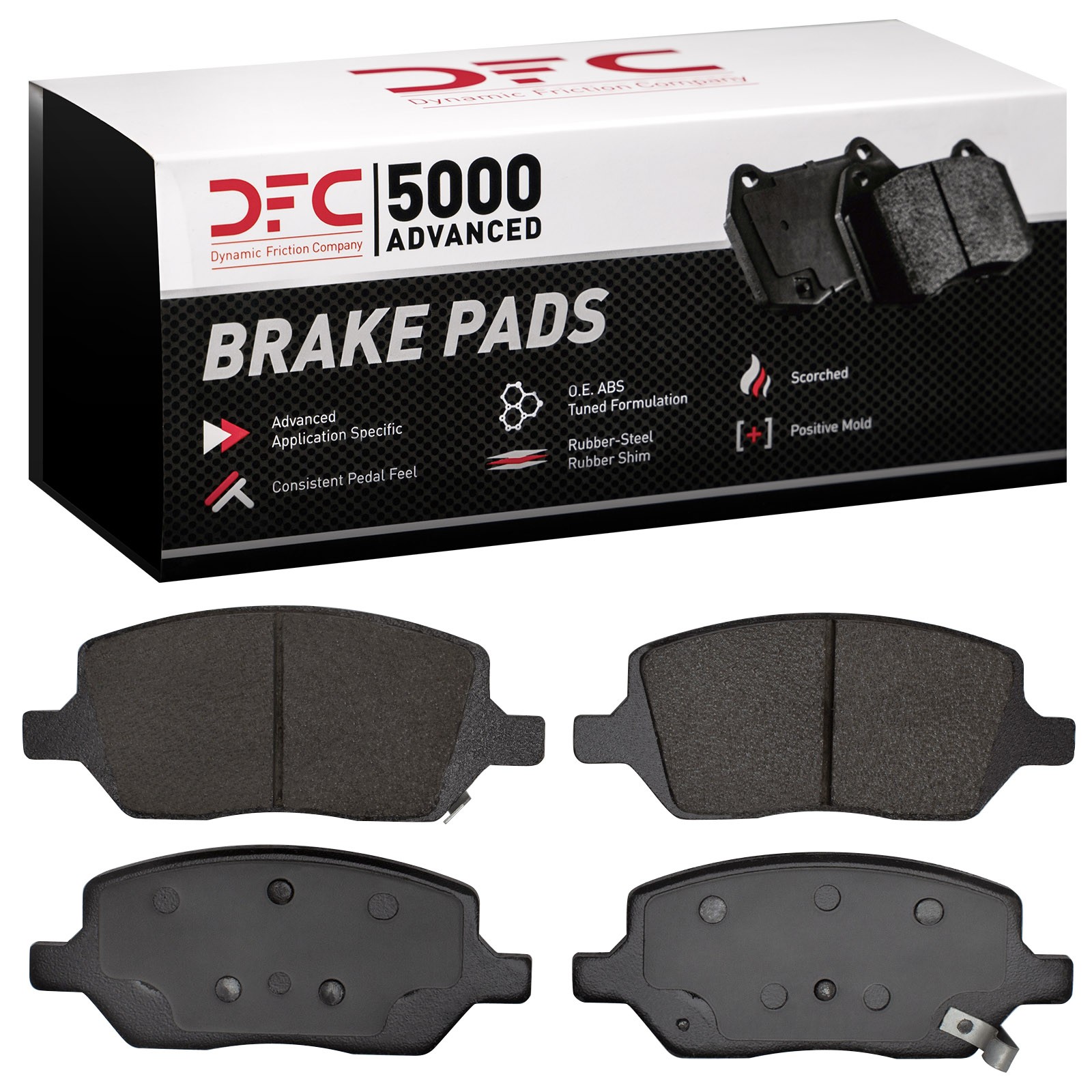 DYN 1551-1093-00 DFC 5000 Advanced Brake Pads - Ceramic - Image 2