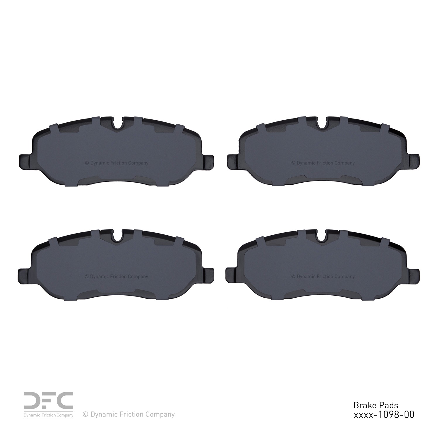 DYN 1551-1098-00 DFC 5000 Advanced Brake Pads - Low Metallic