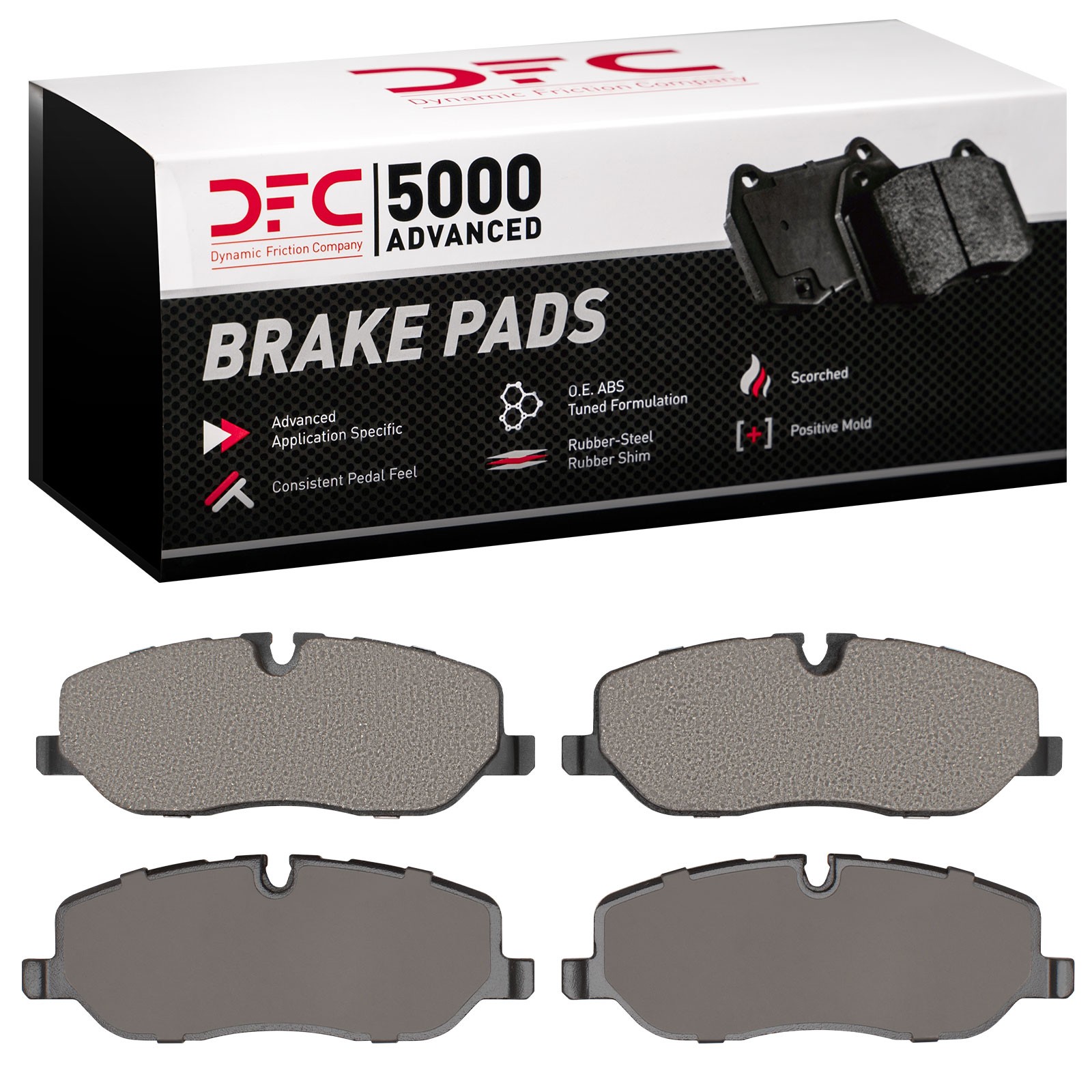 DYN 1551-1098-00 DFC 5000 Advanced Brake Pads - Low Metallic - Image 2