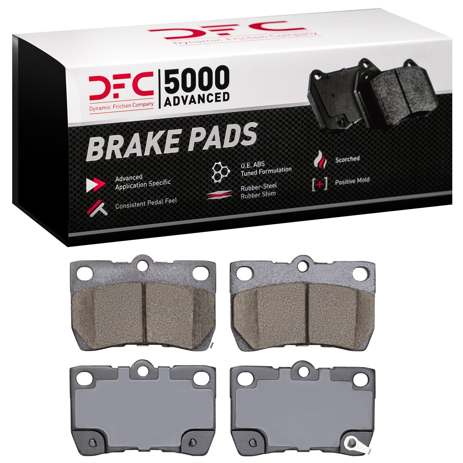 DYN 1551-1113-00 DFC 5000 Advanced Brake Pads - Ceramic - Image 2