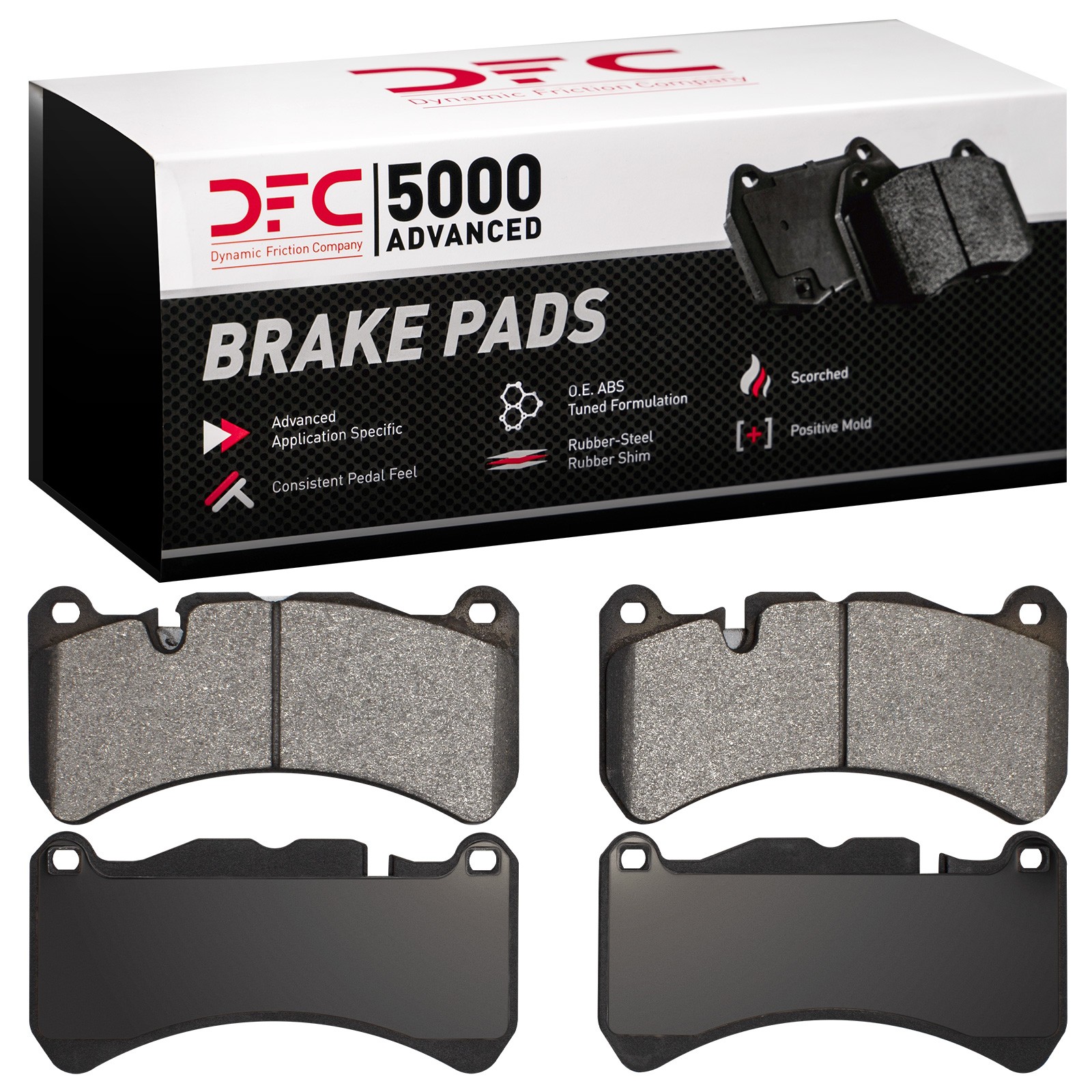 DYN-1551-1116-00 DFC 5000 Advanced Brake Pads - Low Metallic - Image 2