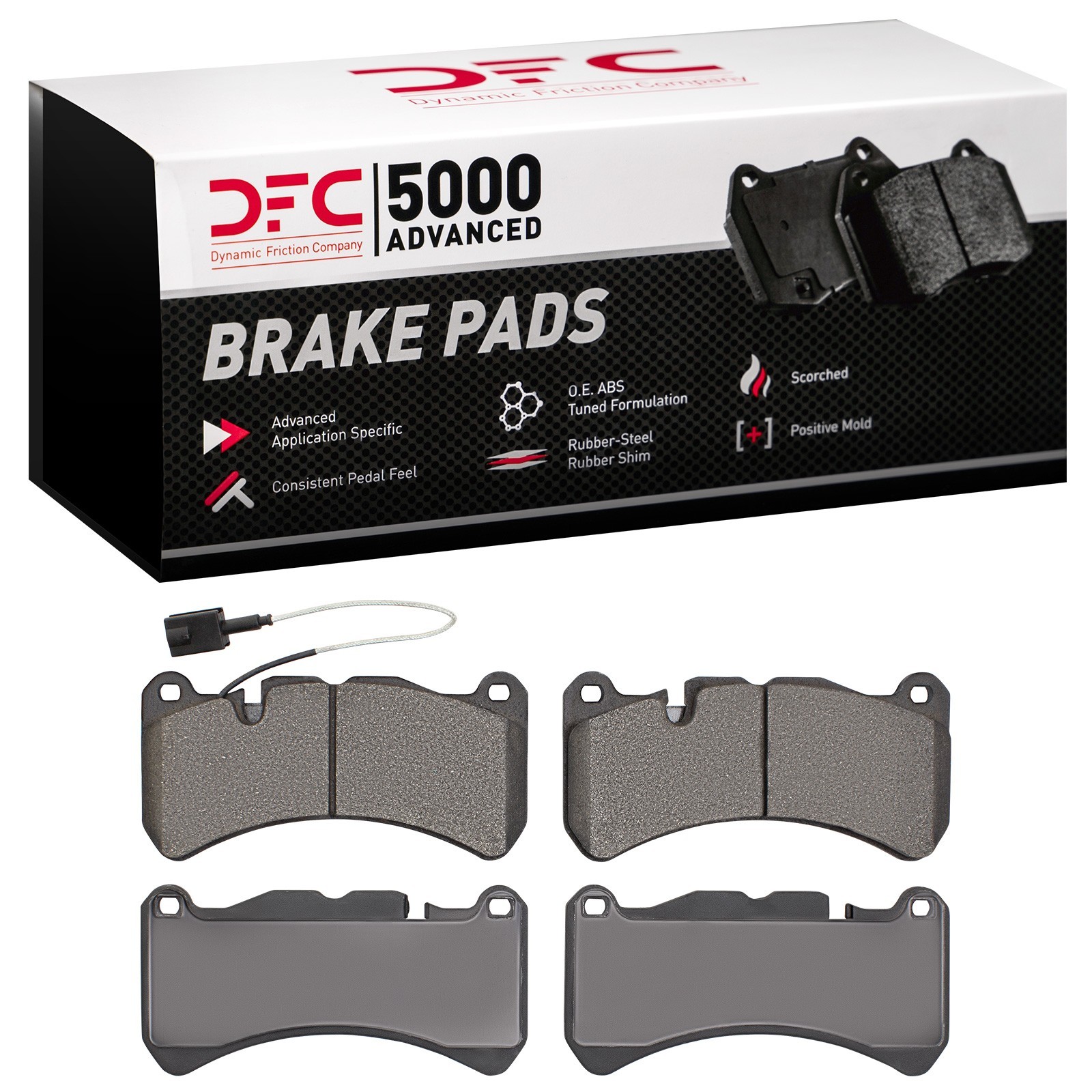 DYN-1551-1116-10 DFC 5000 Advanced Brake Pads - Low Metallic - Image 2