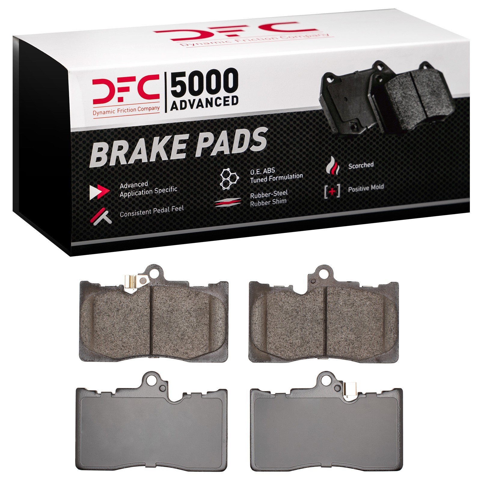 DYN 1551-1118-00 DFC 5000 Advanced Brake Pads - Low Metallic - Image 2
