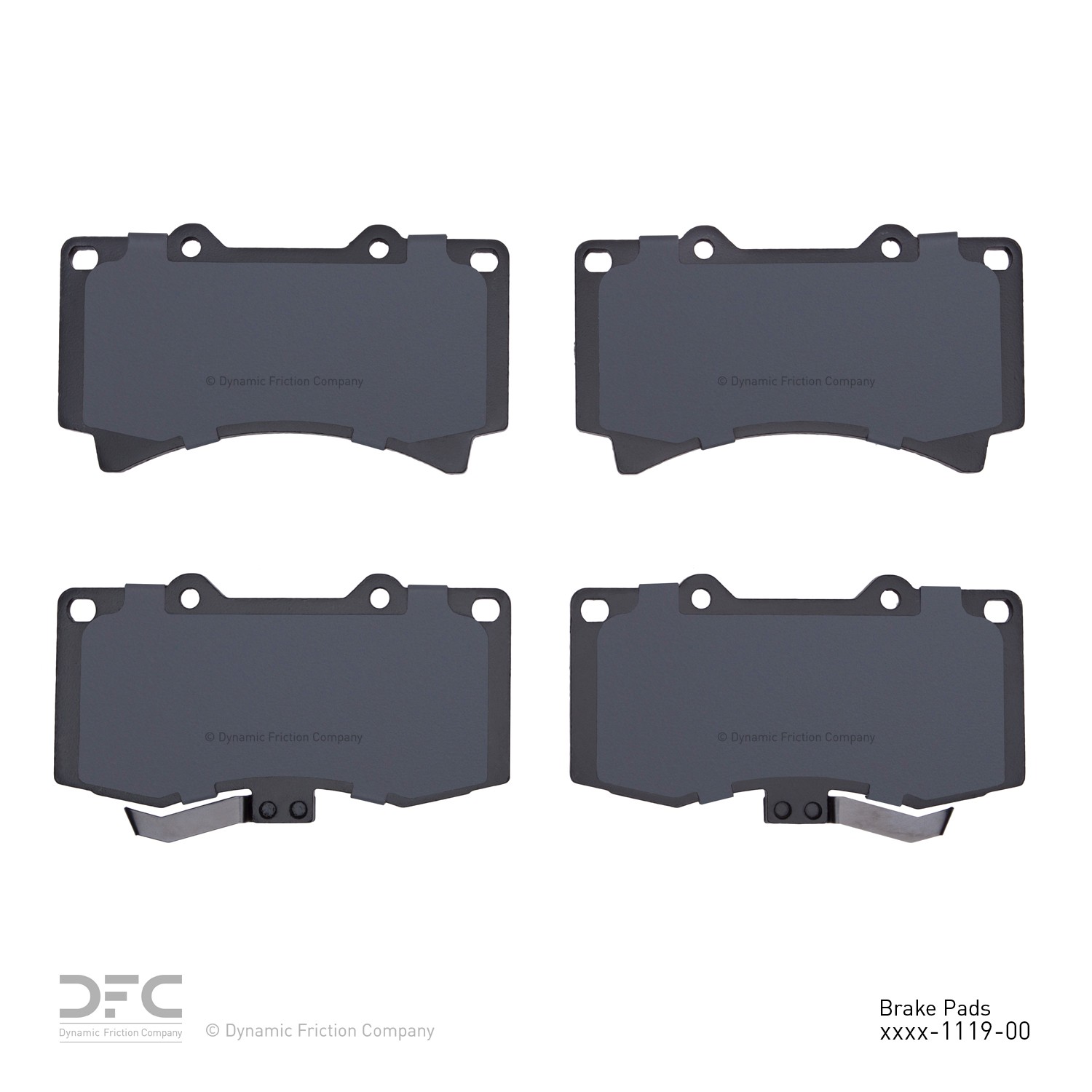 DYN-1551-1119-00 DFC 5000 Advanced Brake Pads - Ceramic