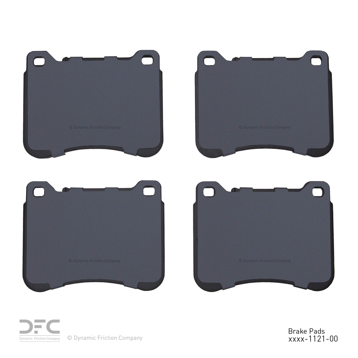 DYN 1551-1121-00 DFC 5000 Advanced Brake Pads - Low Metallic