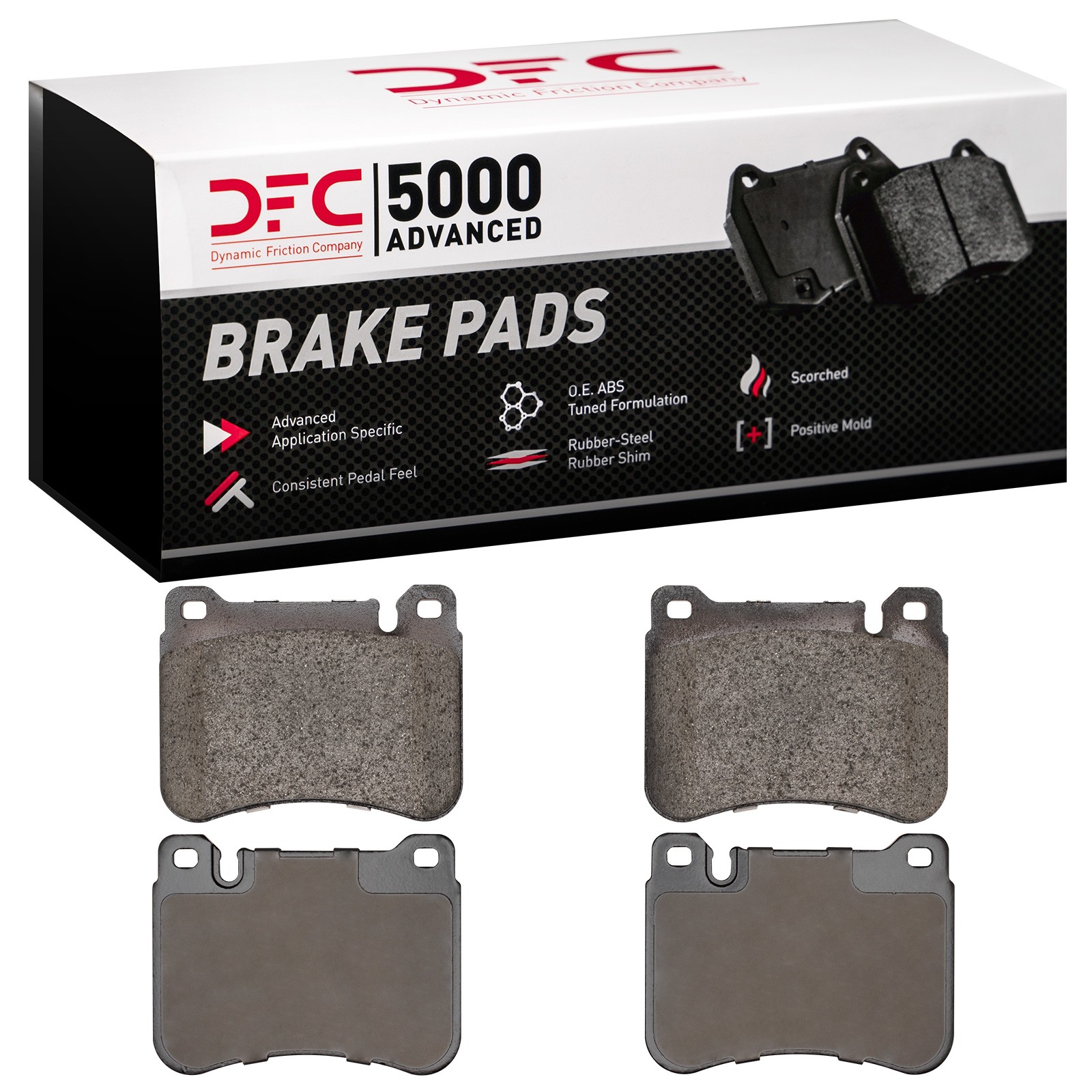 DYN 1551-1121-00 DFC 5000 Advanced Brake Pads - Low Metallic - Image 2