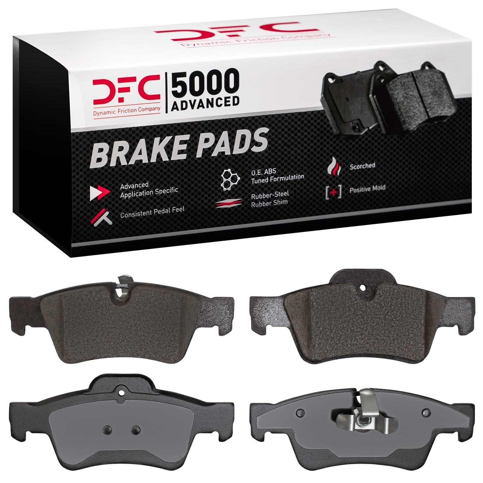 DYN 1551-1122-00 DFC 5000 Advanced Brake Pads - Low Metallic - Image 2
