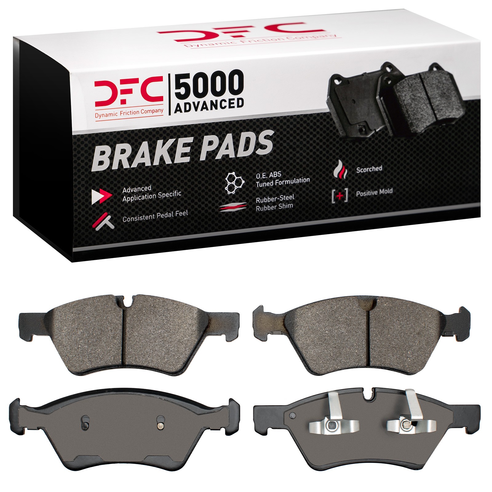 DYN-1551-1123-00 DFC 5000 Advanced Brake Pads - Low Metallic - Image 2