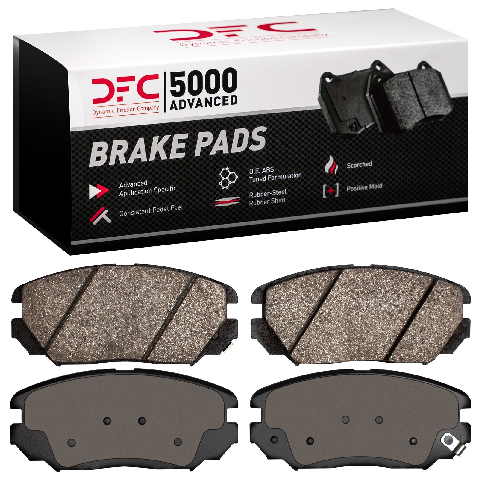 DYN-1551-1125-00 DFC 5000 Advanced Brake Pads - Ceramic - Image 2