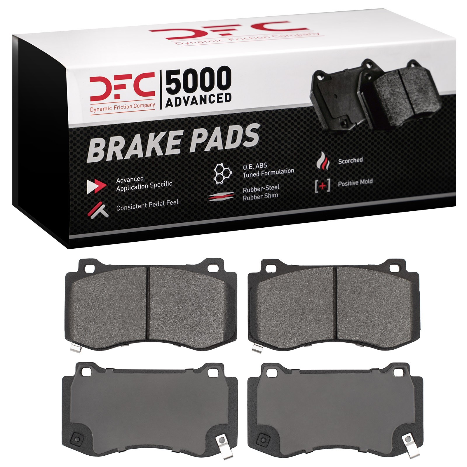 DYN-1551-1149-00 DFC 5000 Advanced Brake Pads - Low Metallic - Image 2