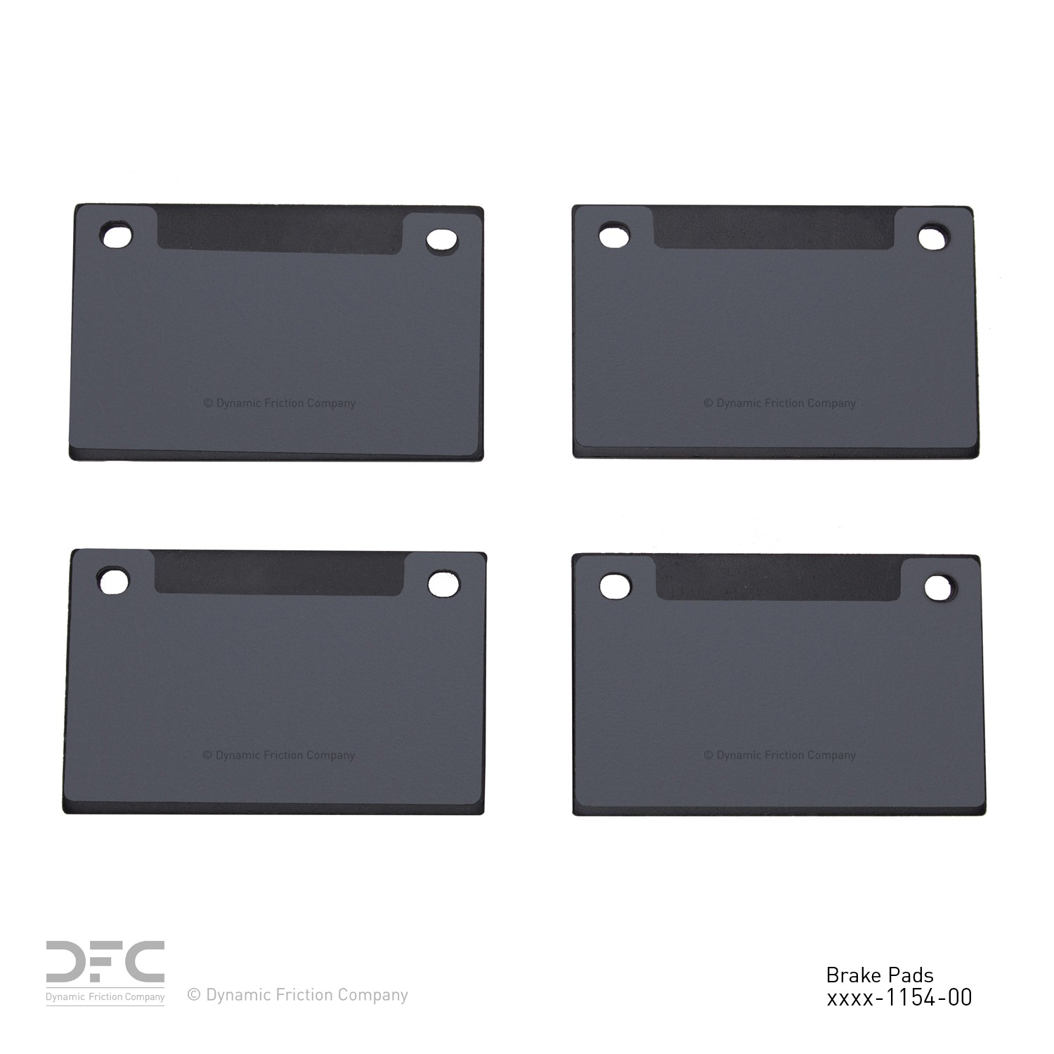 DYN 1551-1154-00 DFC 5000 Advanced Brake Pads - Low Metallic