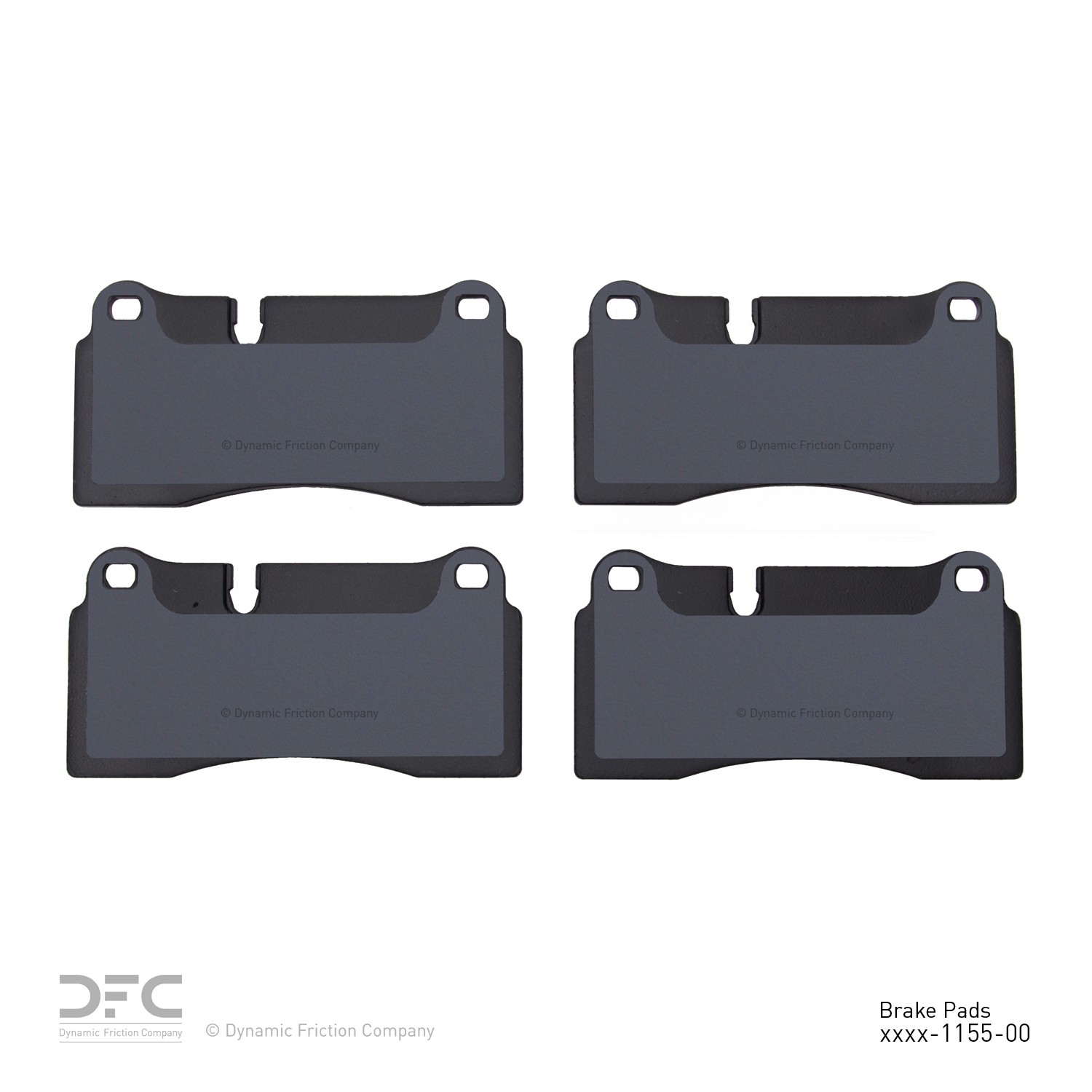 DYN 1551-1155-00 DFC 5000 Advanced Brake Pads - Low Metallic