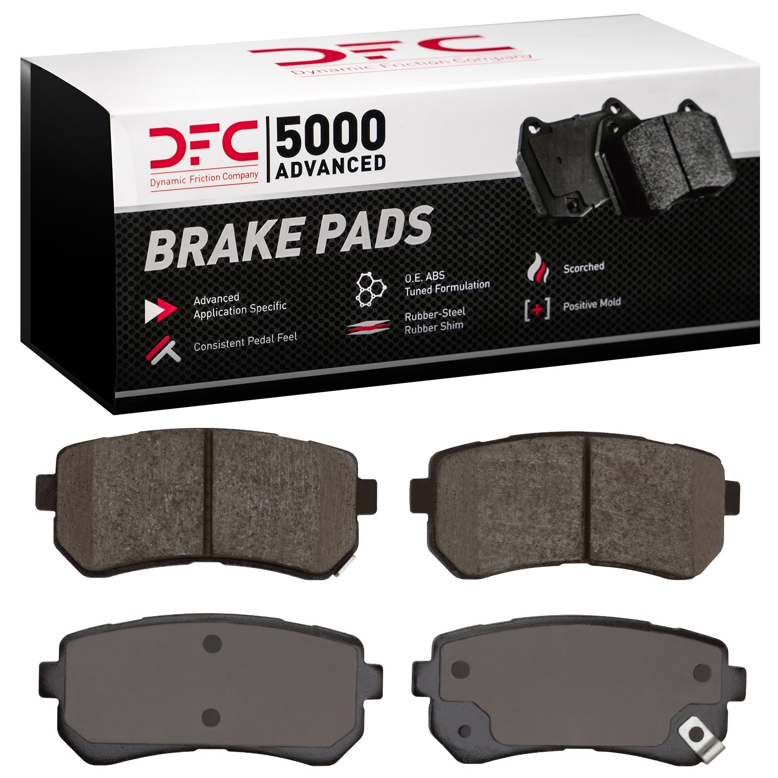 DYN 1551-1157-00 DFC 5000 Advanced Brake Pads - Ceramic - Image 2