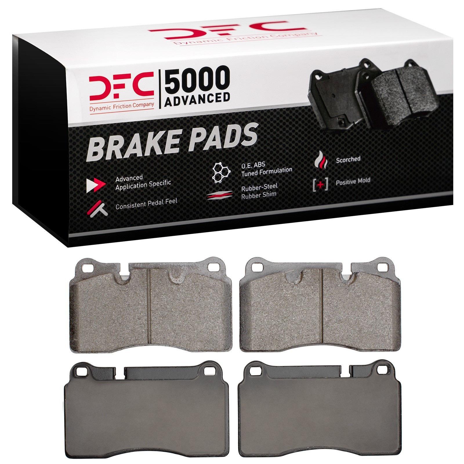 DYN 1551-1165-10 DFC 5000 Advanced Brake Pads - Low Metallic - Image 2